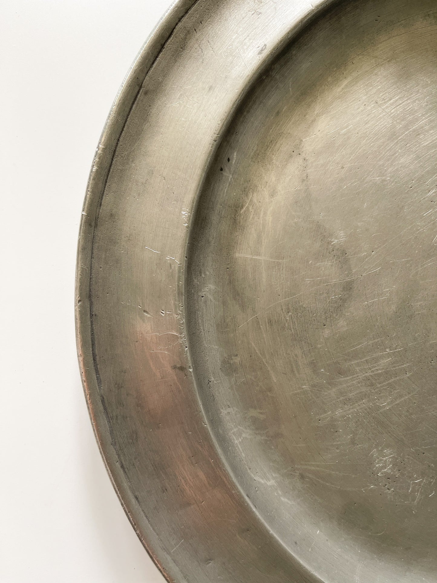 Antique 18th Century Pewter Charger