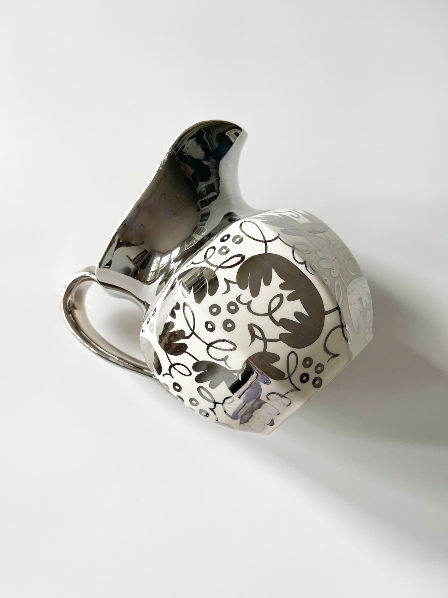 Vintage Wedgwood Silver Lustre Pitcher