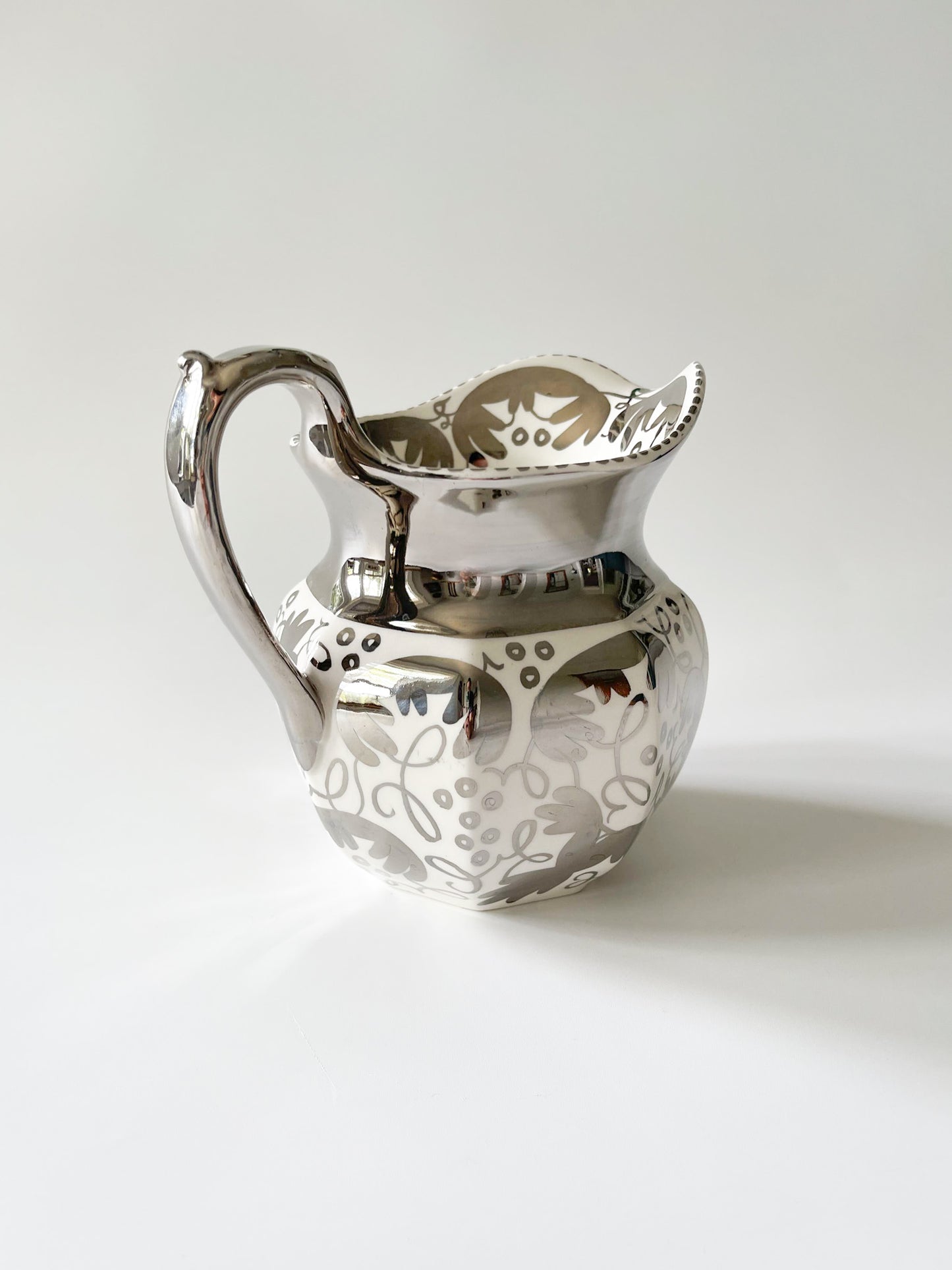 Vintage Wedgwood Silver Lustre Pitcher