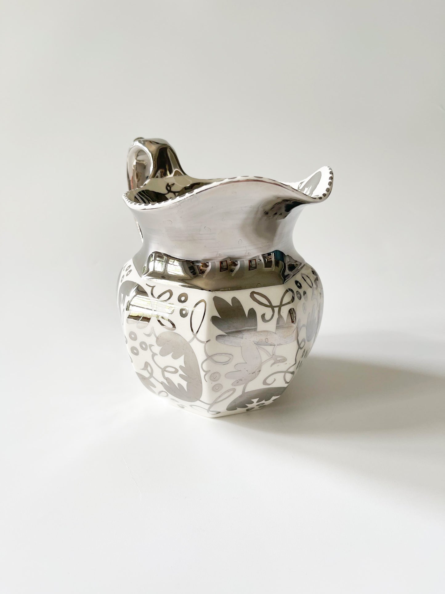Vintage Wedgwood Silver Lustre Pitcher