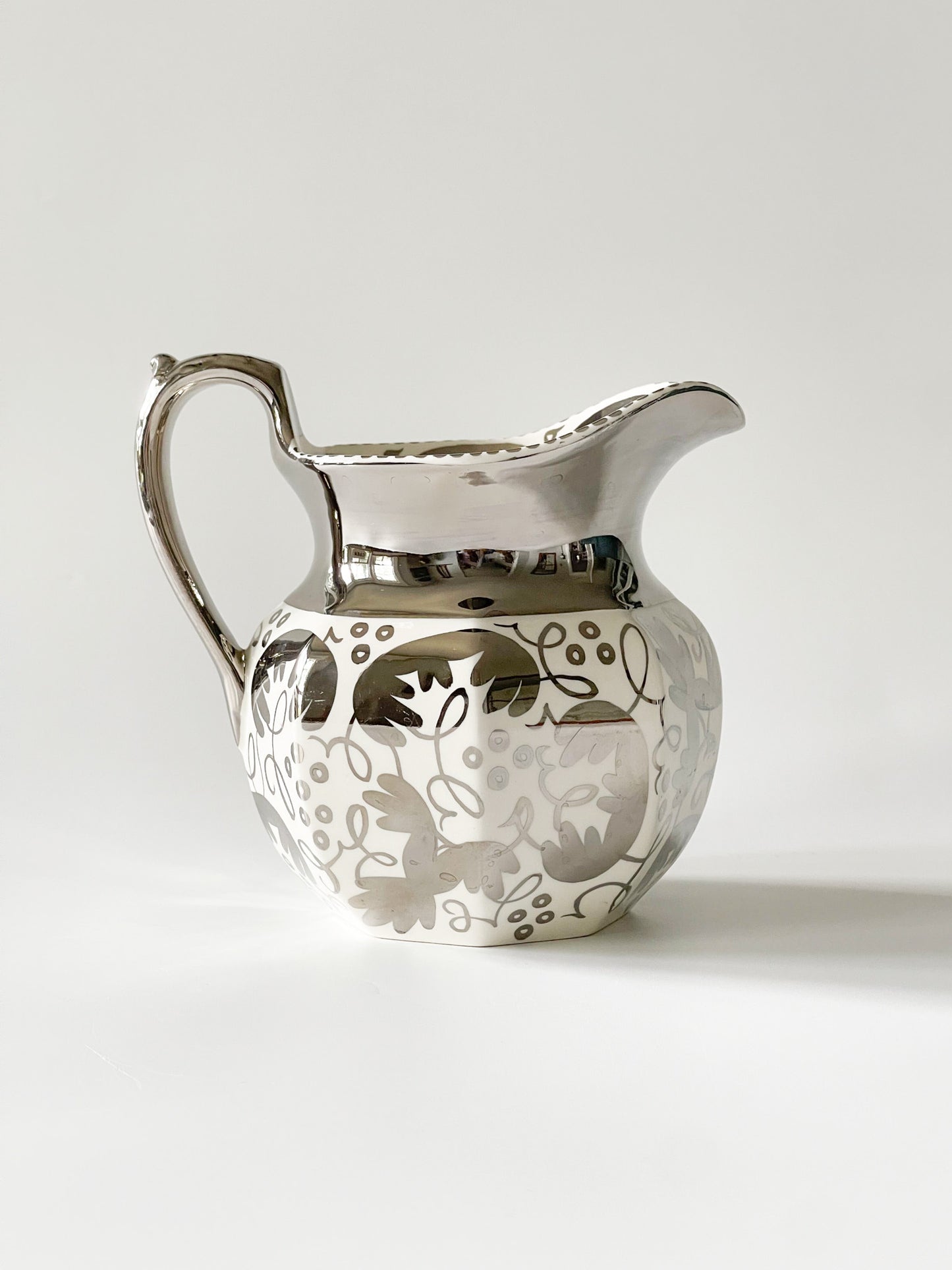 Vintage Wedgwood Silver Lustre Pitcher