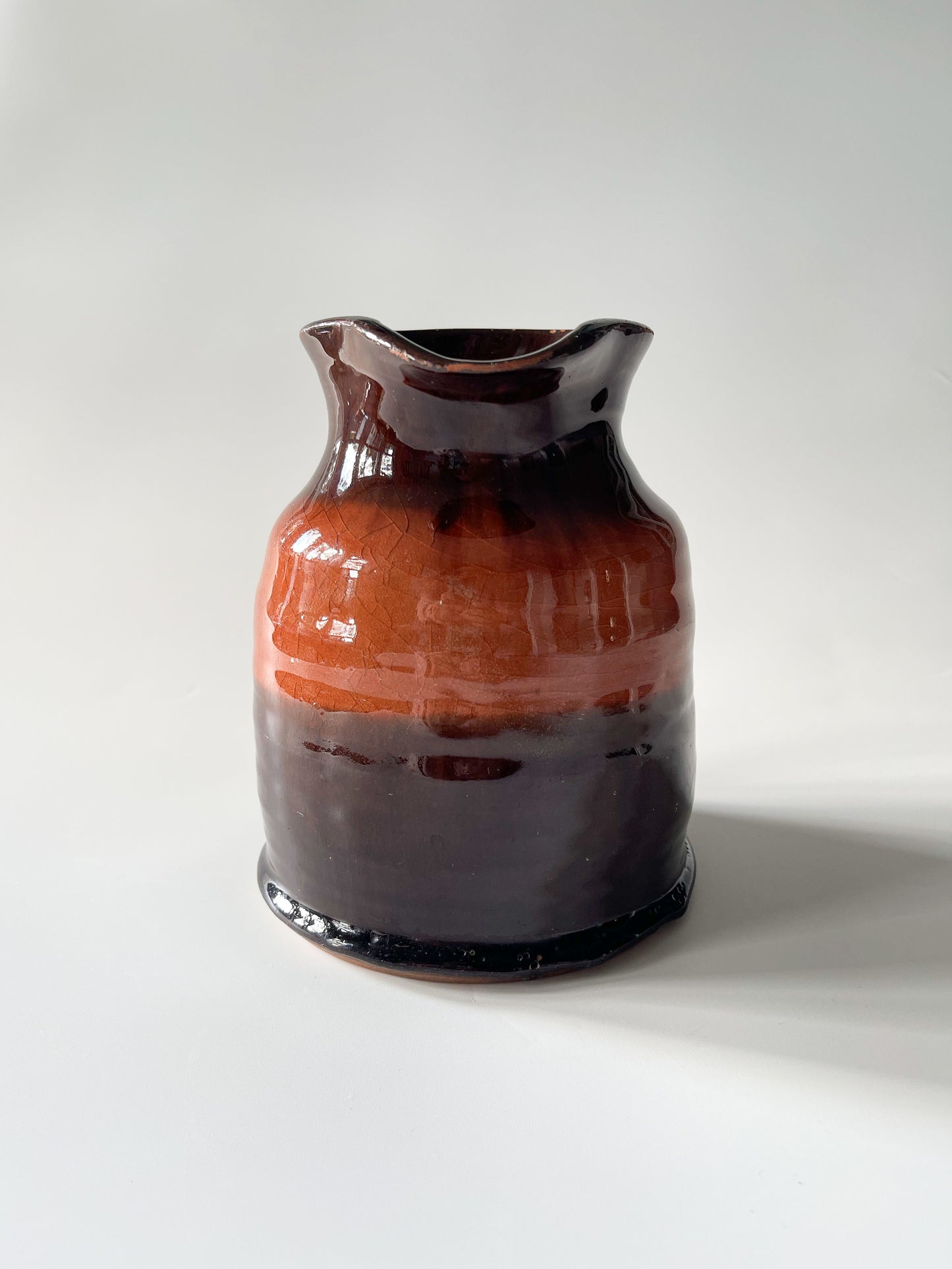Hampson Studio Pottery Redware Pitcher