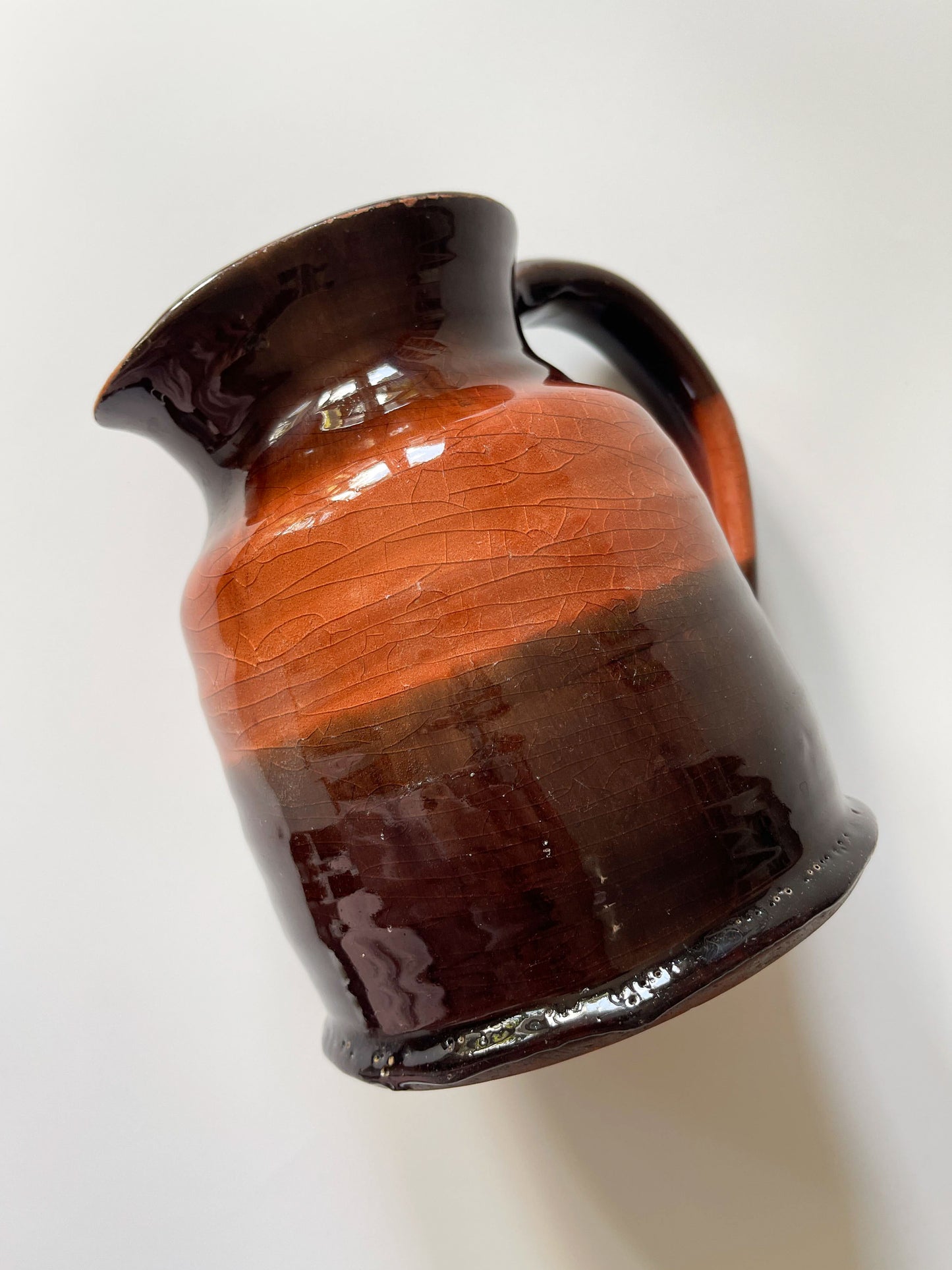 Hampson Studio Pottery Redware Pitcher