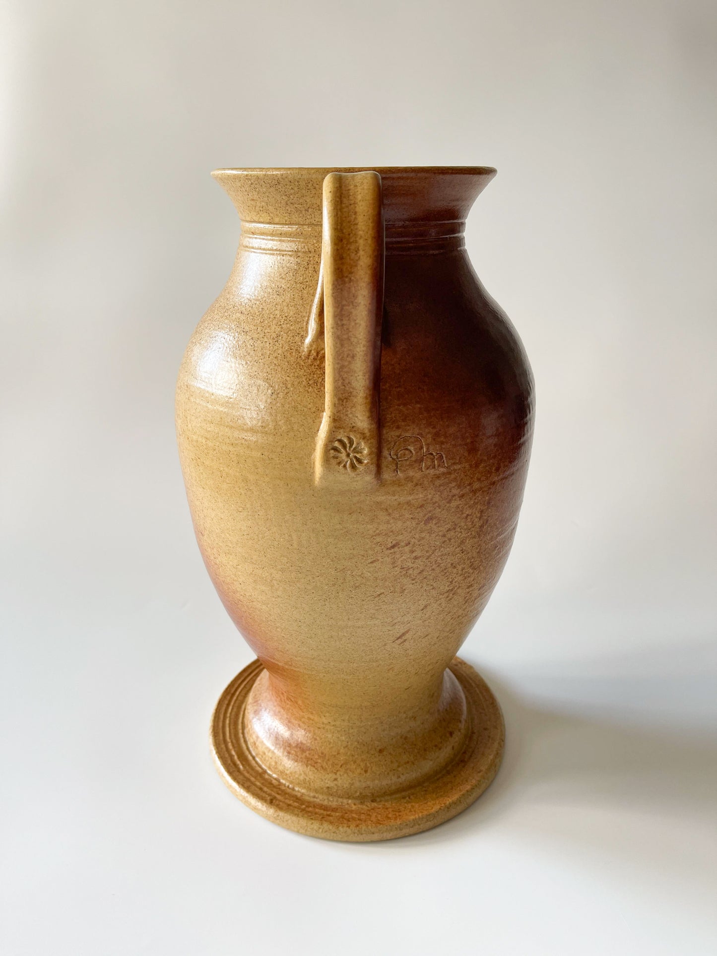 Vintage Large Studio Pottery Amphora Vase