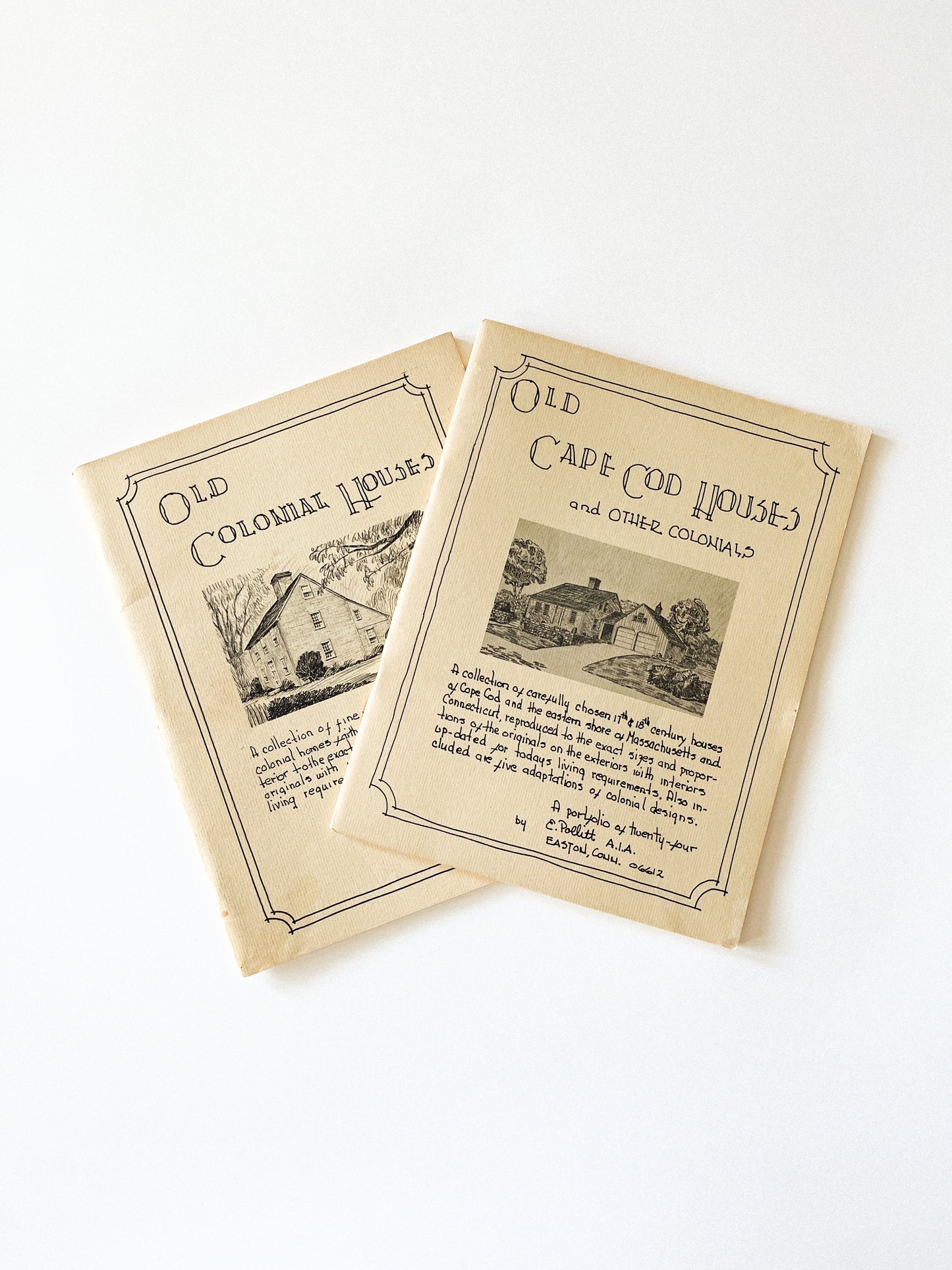 Old Colonial and Cape Cod Houses Portfolio Books