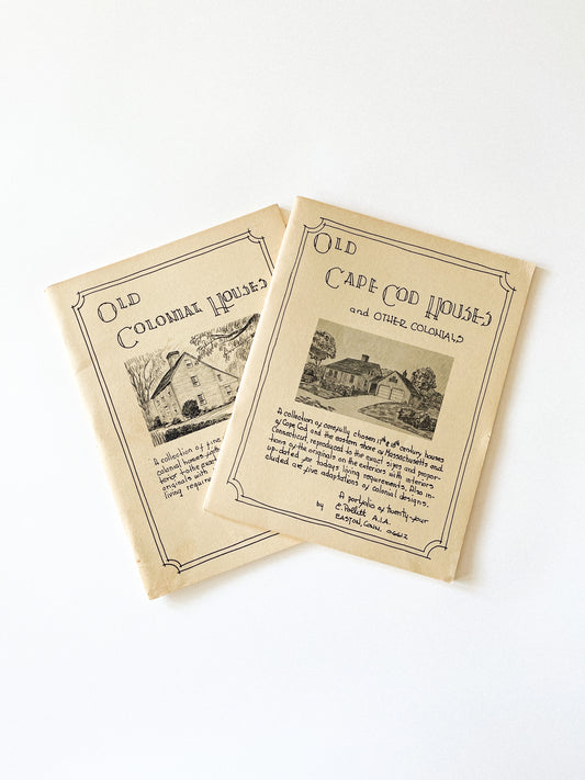 Old Colonial and Cape Cod Houses Portfolio Books