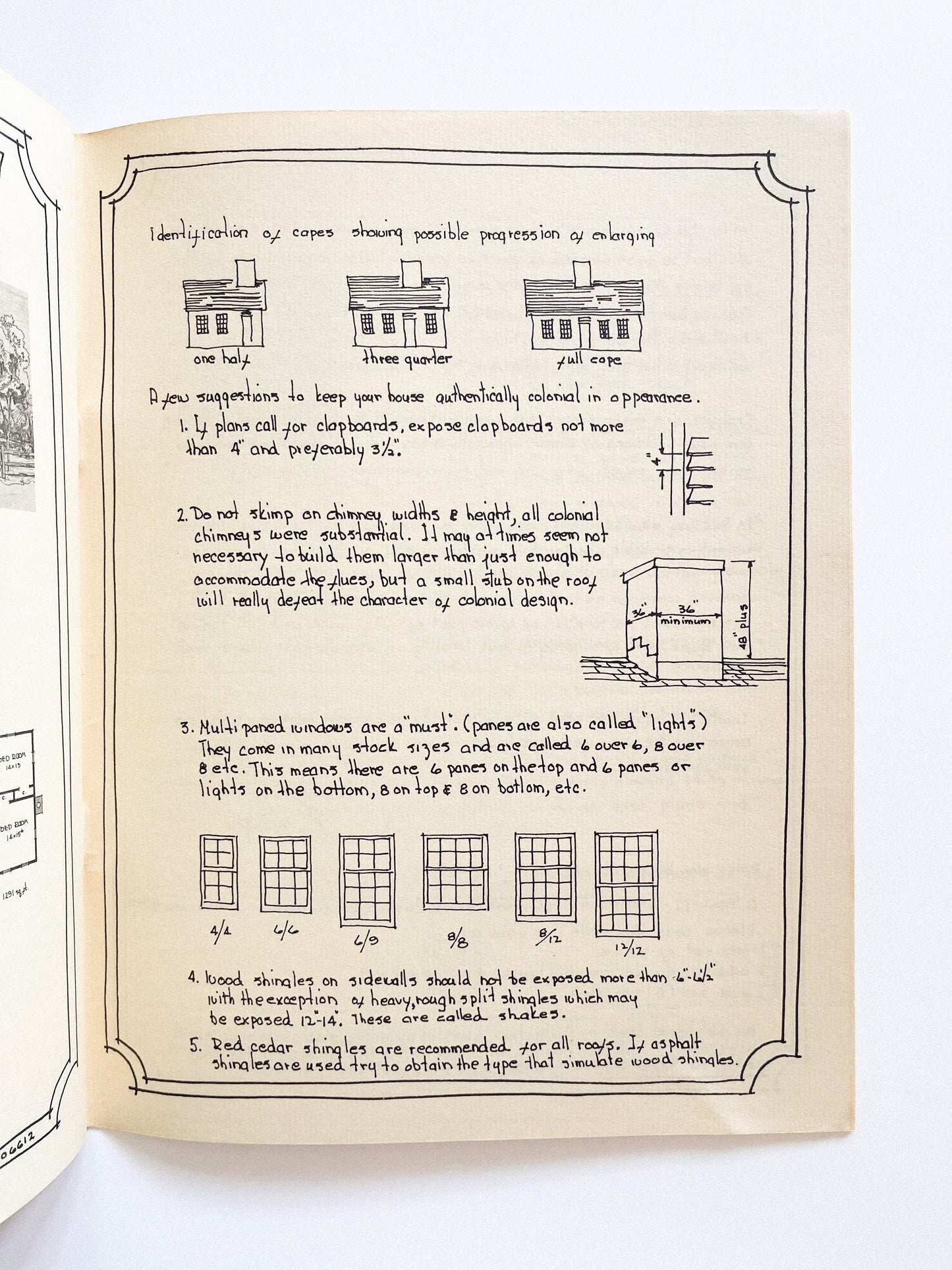 Old Colonial and Cape Cod Houses Portfolio Books
