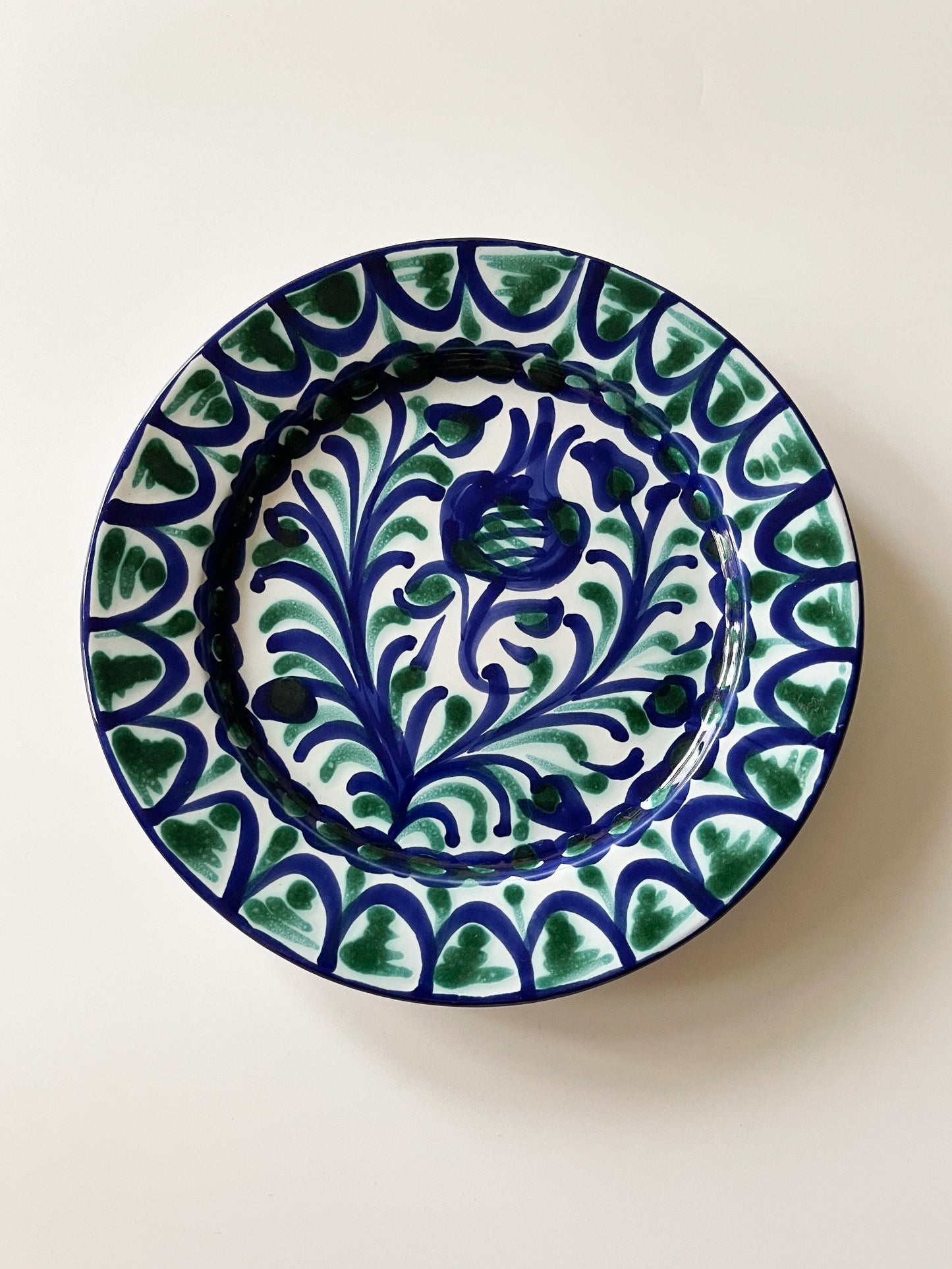 Vintage Fajalauza Pottery Pomegranate Plate