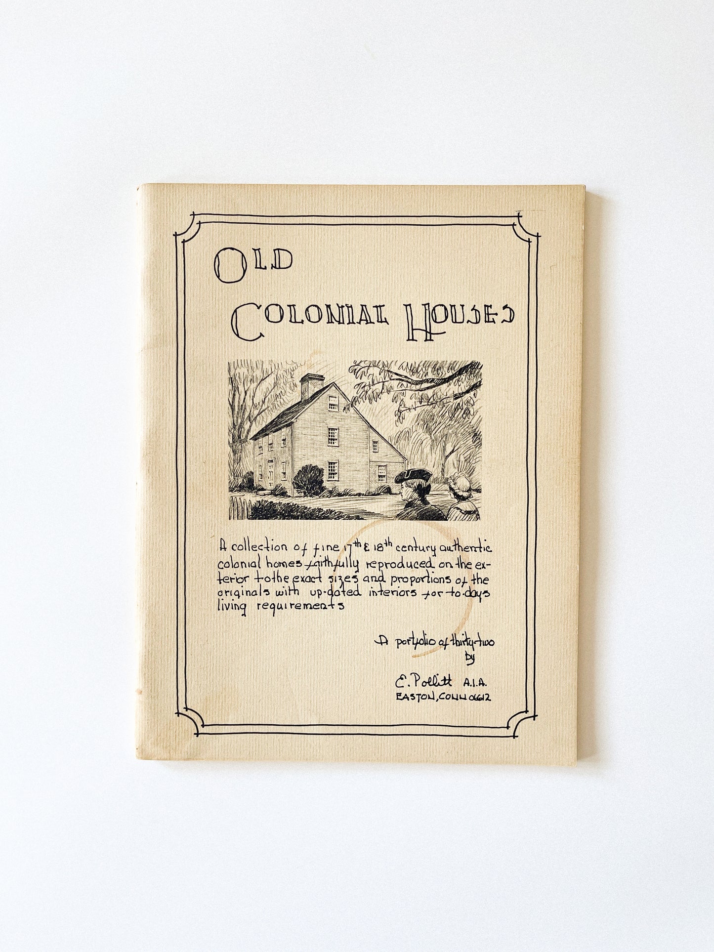 Old Colonial and Cape Cod Houses Portfolio Books