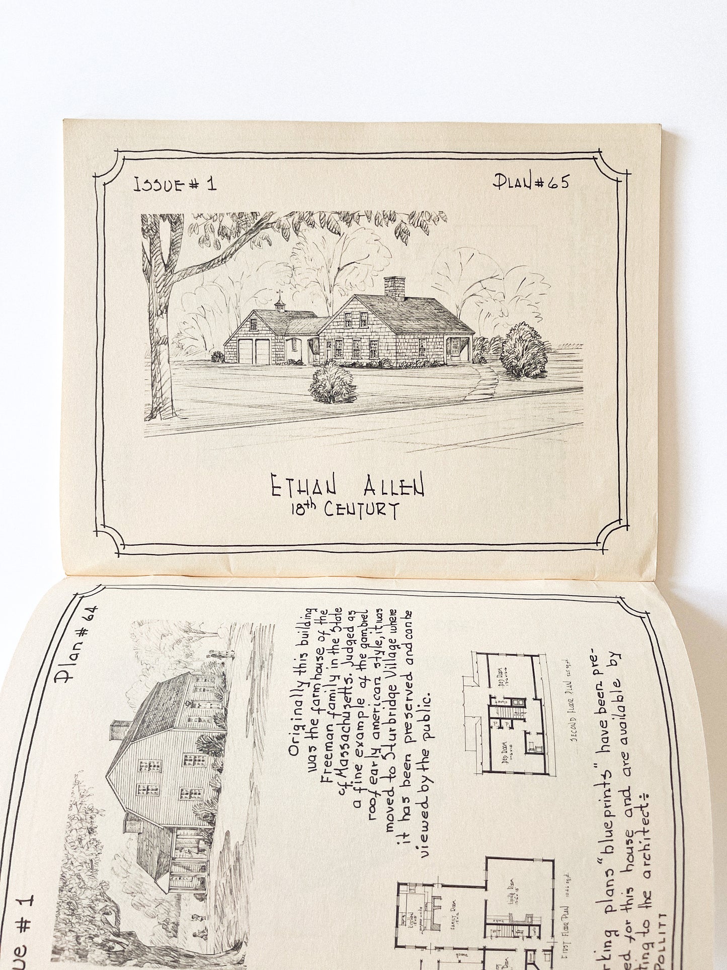 Old Colonial and Cape Cod Houses Portfolio Books