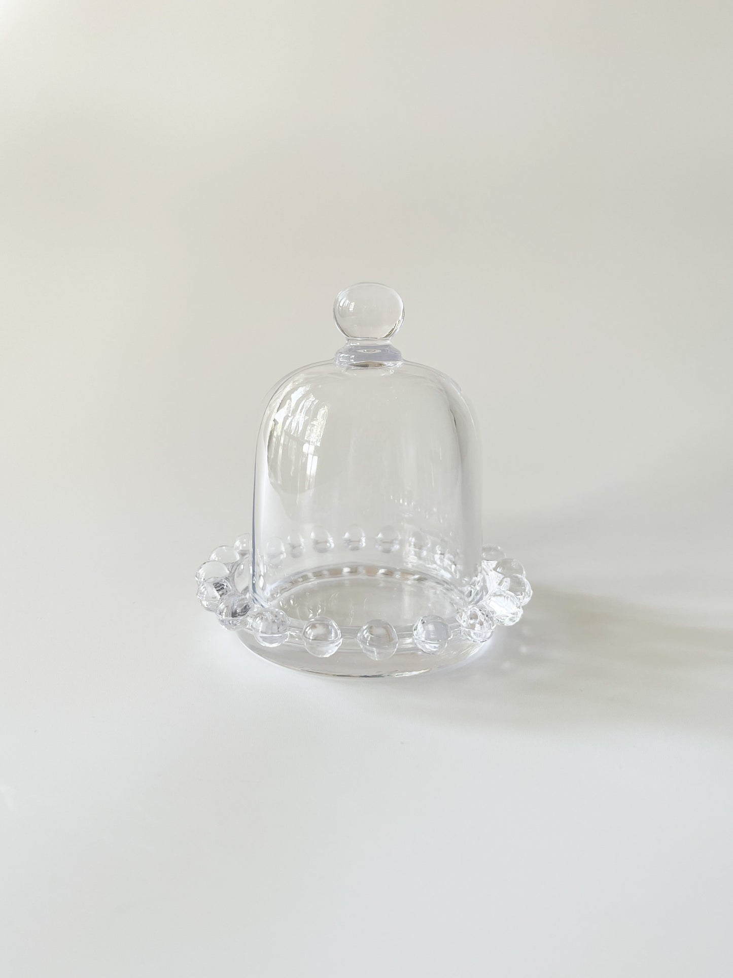 Vintage Glass Dome Butter Dish