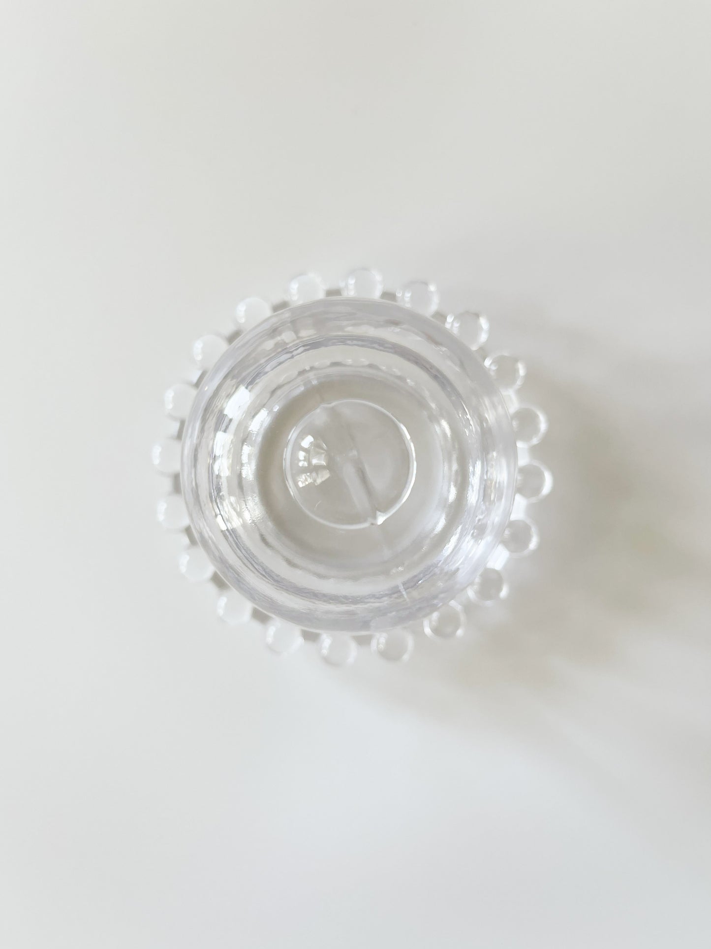 Vintage Glass Dome Butter Dish
