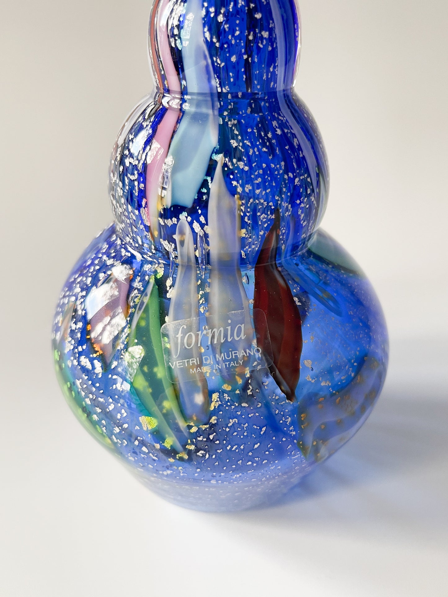 Vintage Celestial Murano Glass Vase