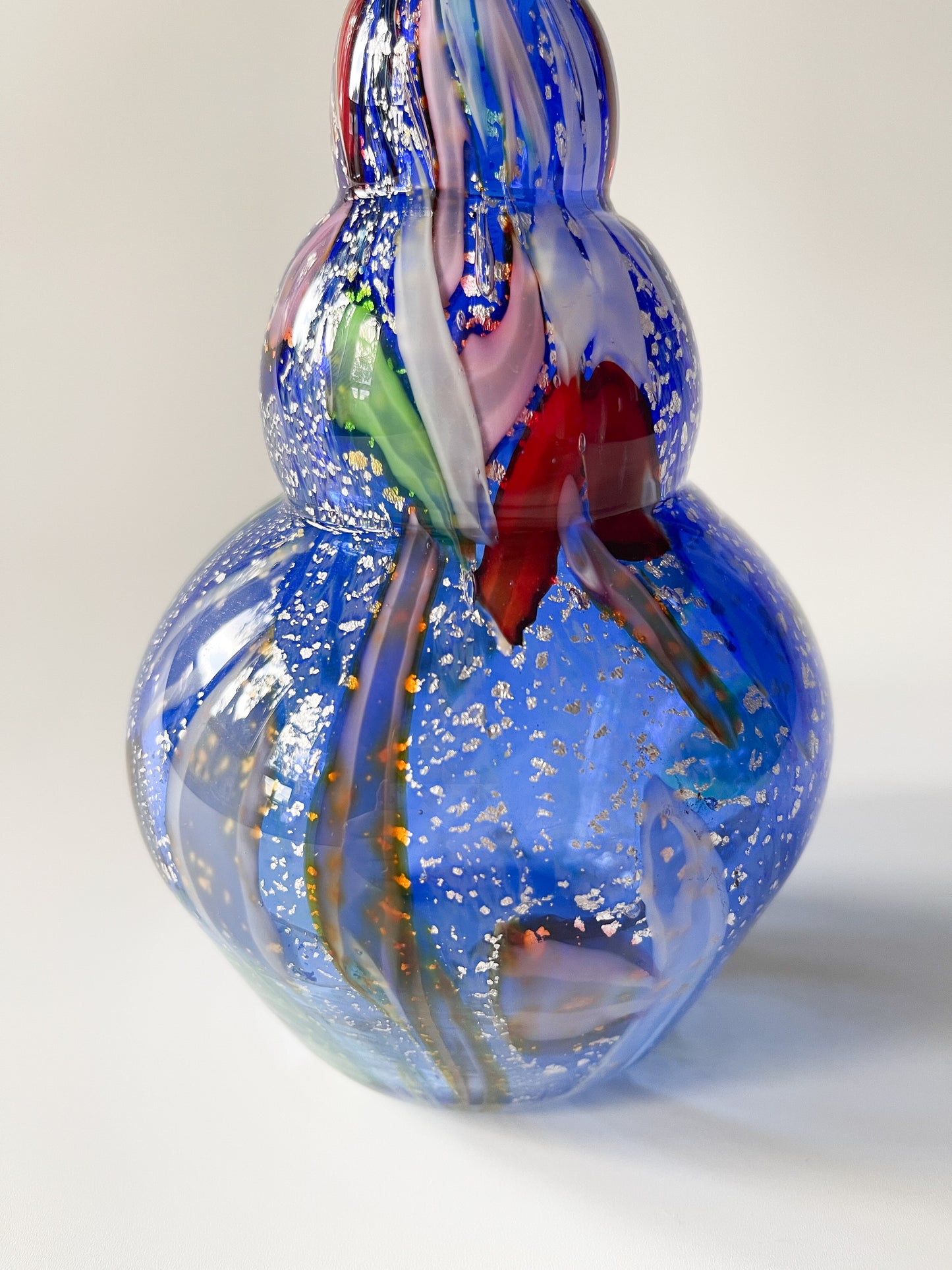 Vintage Celestial Murano Glass Vase