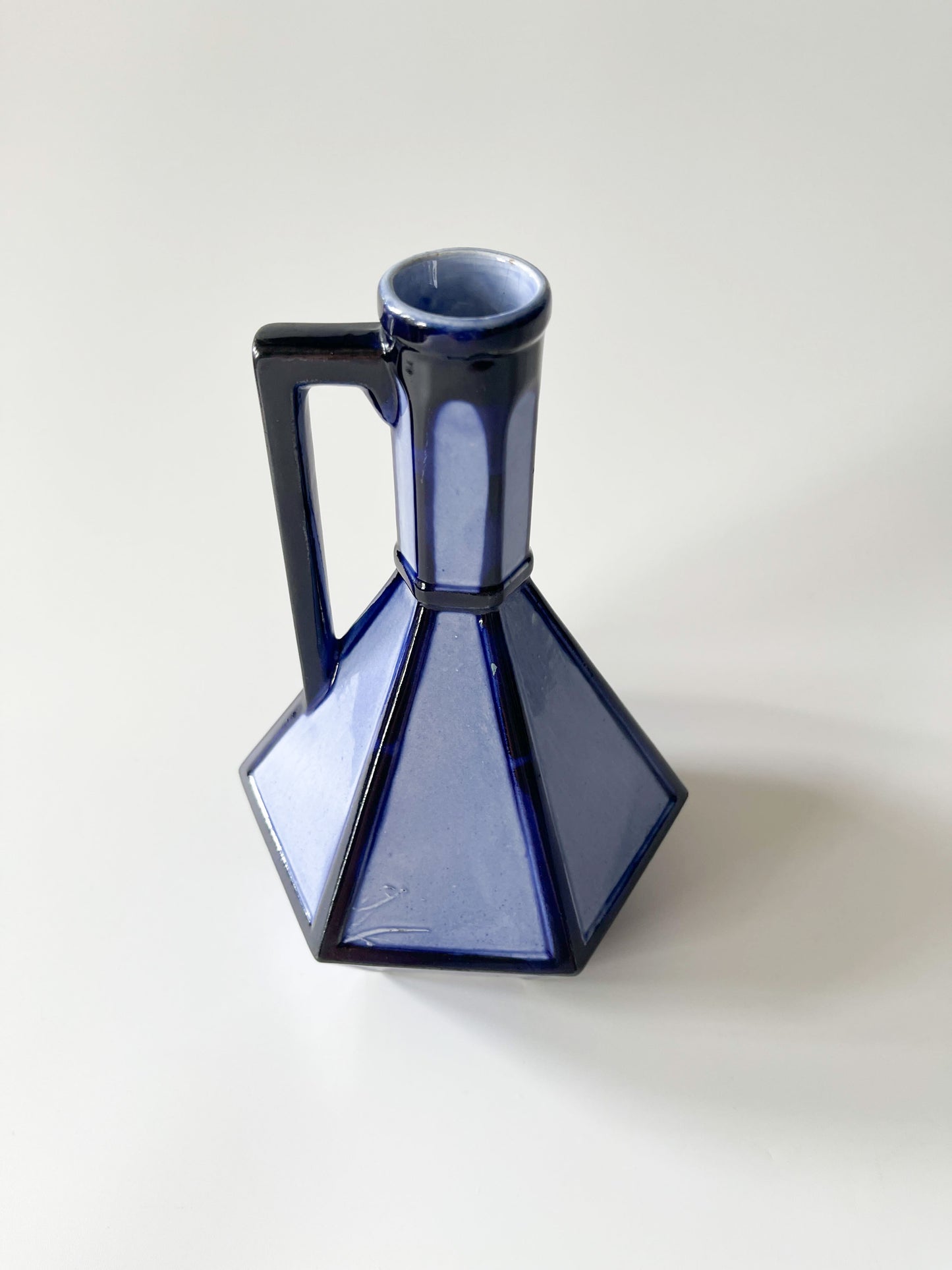 Antique Paul Garnier French Ceramic Liqueur Jug