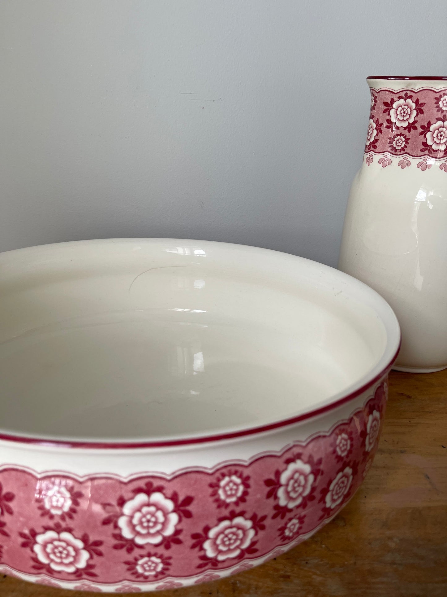 Antique Villeroy & Boch Wash Basin Set