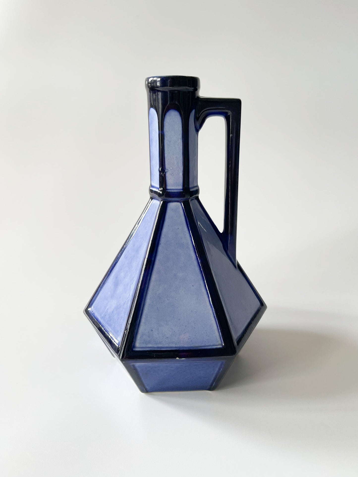 Antique Paul Garnier French Ceramic Liqueur Jug