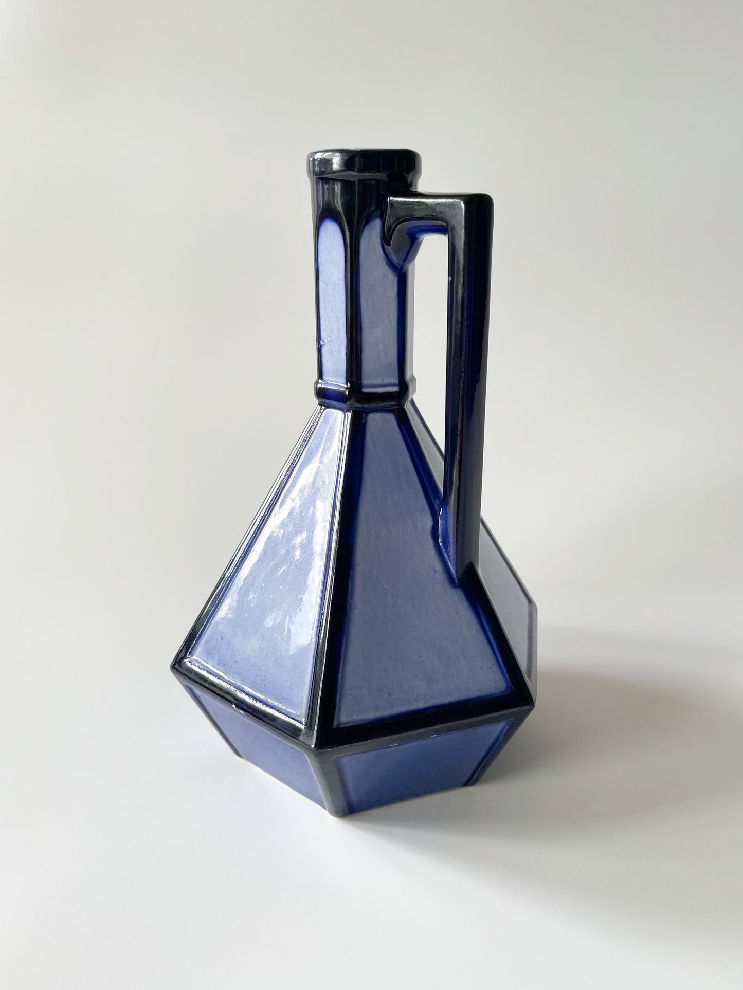 Antique Paul Garnier French Ceramic Liqueur Jug