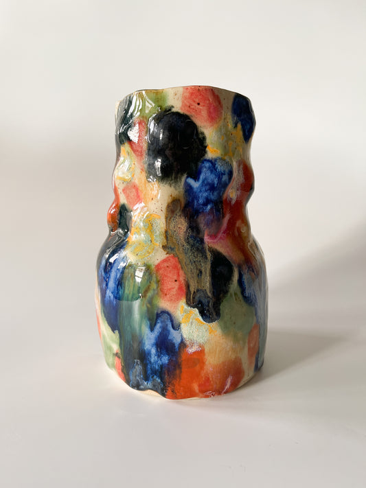 Vintage Abstract Studio Pottery Vase