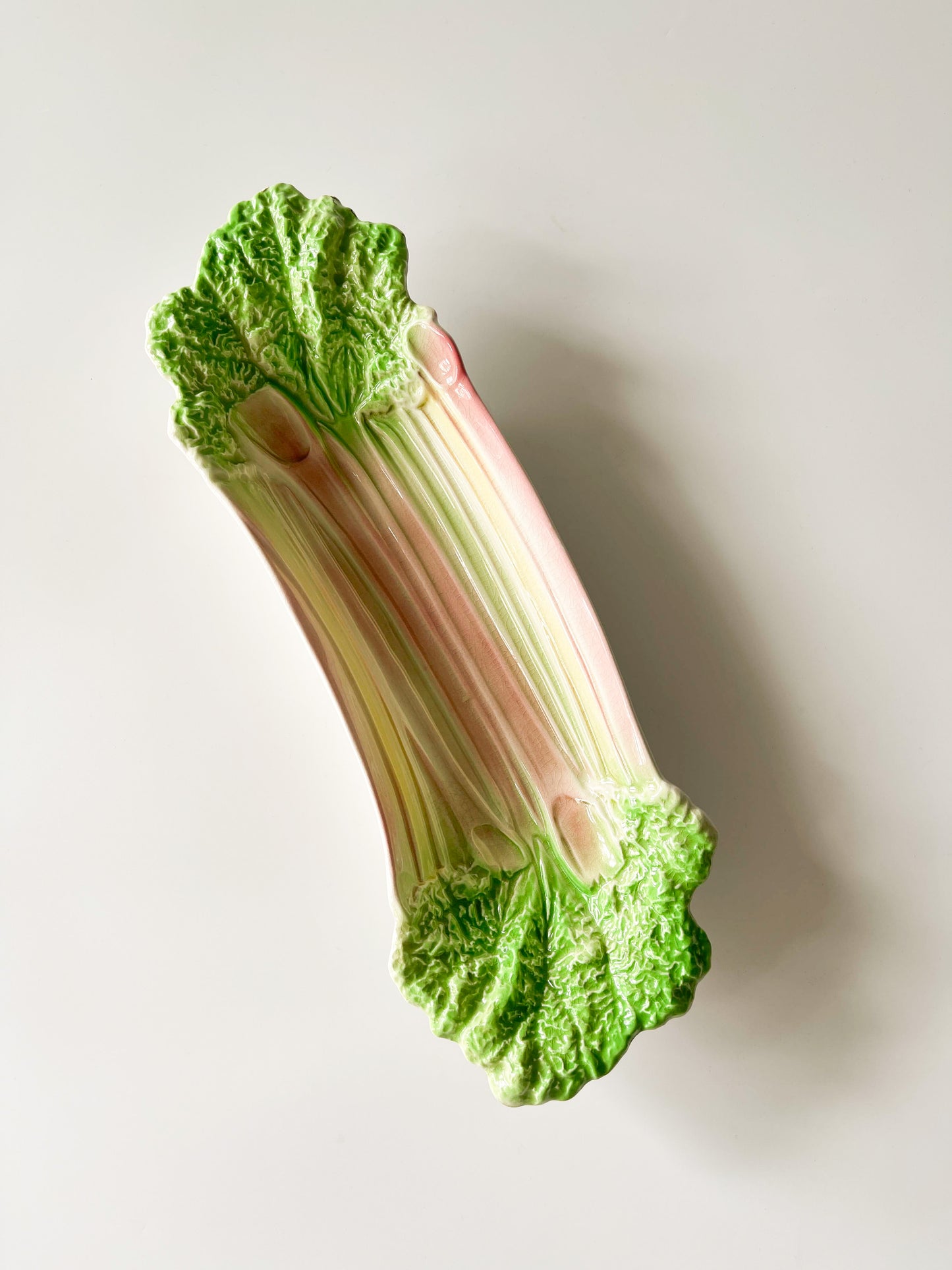 Vintage Ceramic Rhubarb Dish