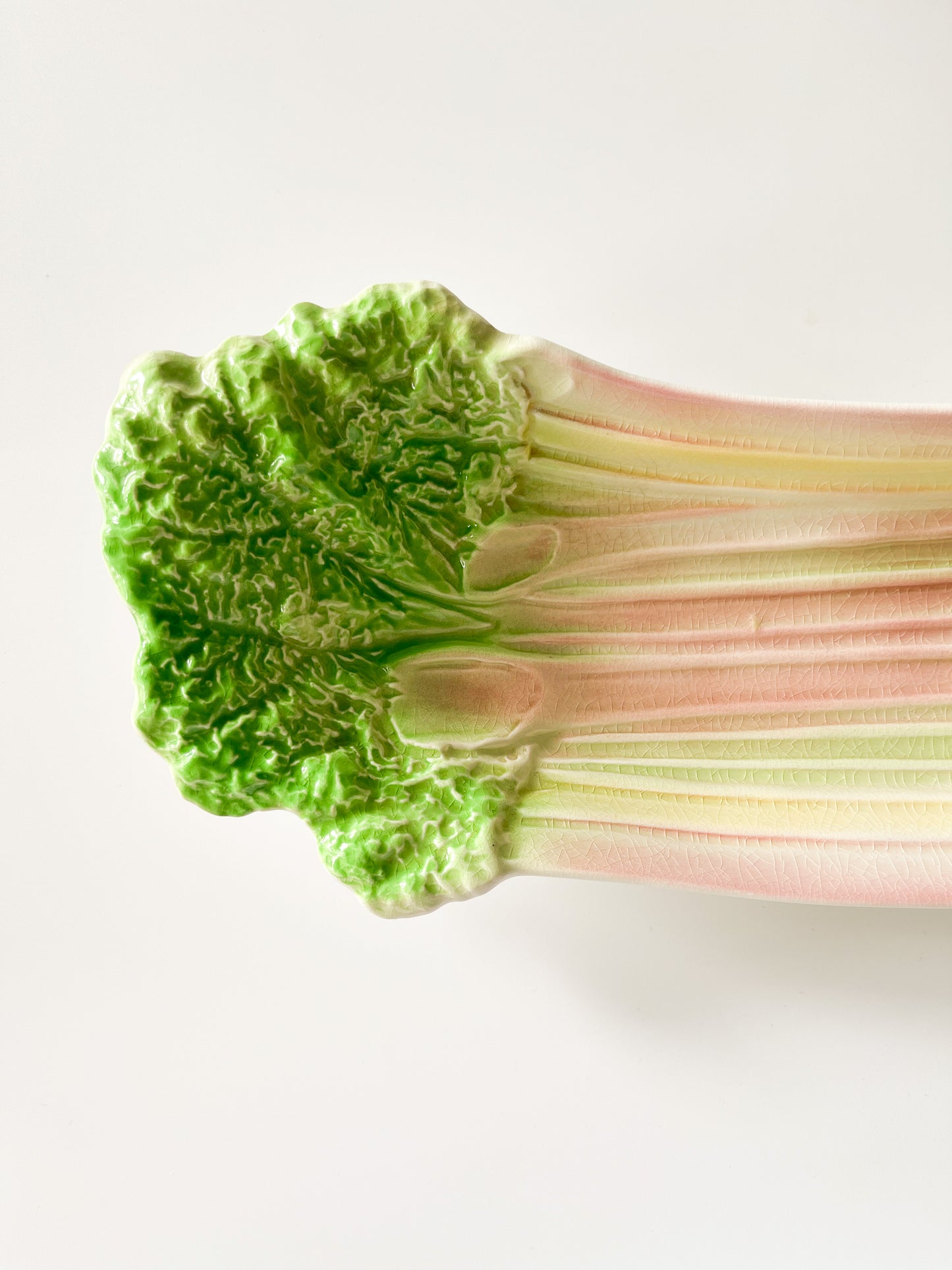Vintage Ceramic Rhubarb Dish