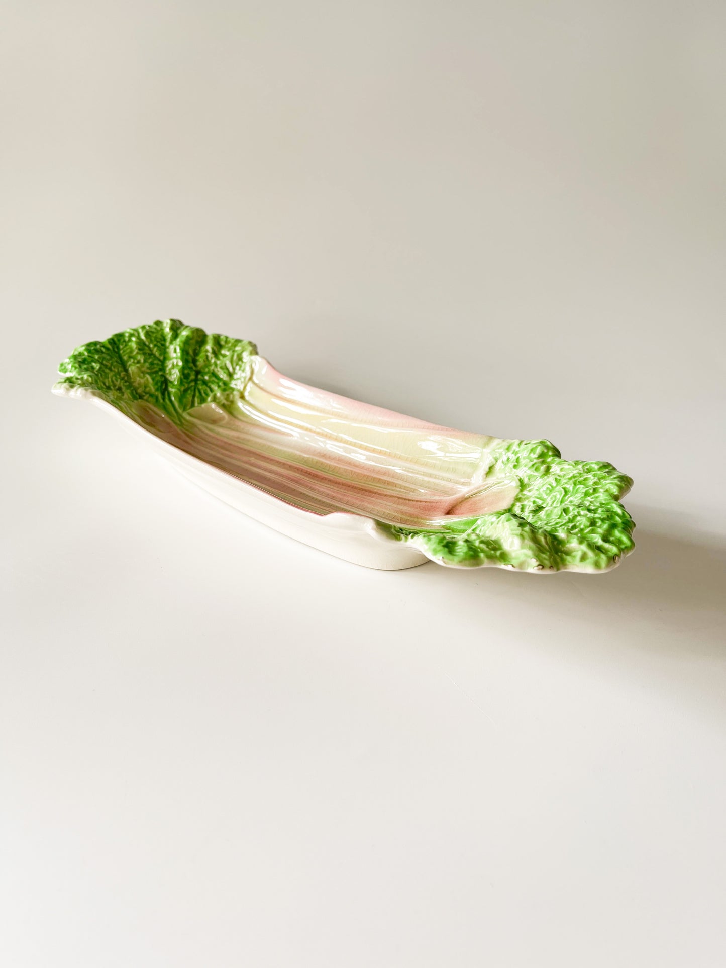 Vintage Ceramic Rhubarb Dish