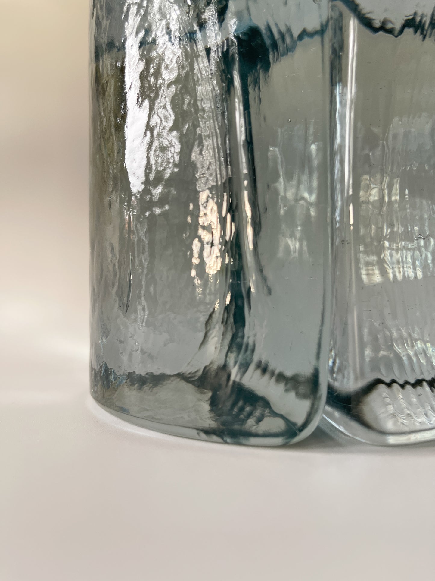 Midcentury Glass Bookends by Wayne Husted for Blenko