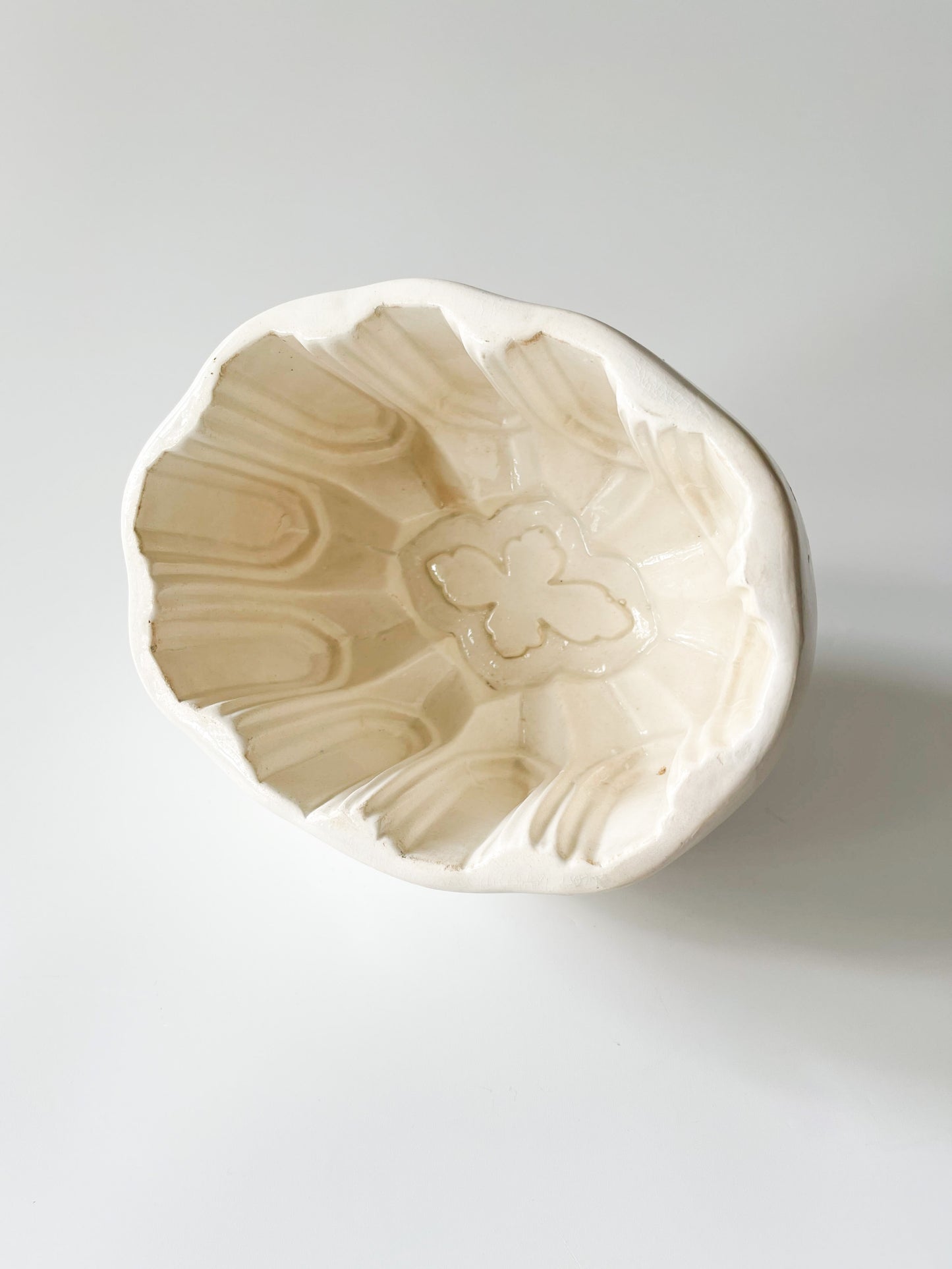 Victorian Gothic Ironstone Jelly Mould