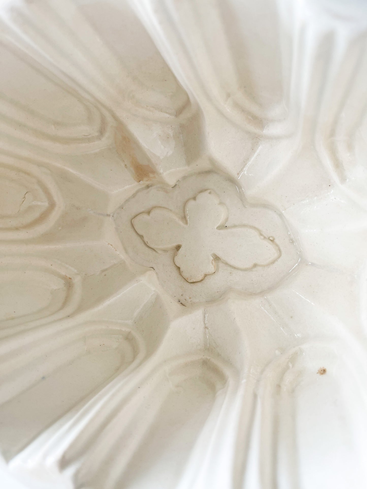Victorian Gothic Ironstone Jelly Mould