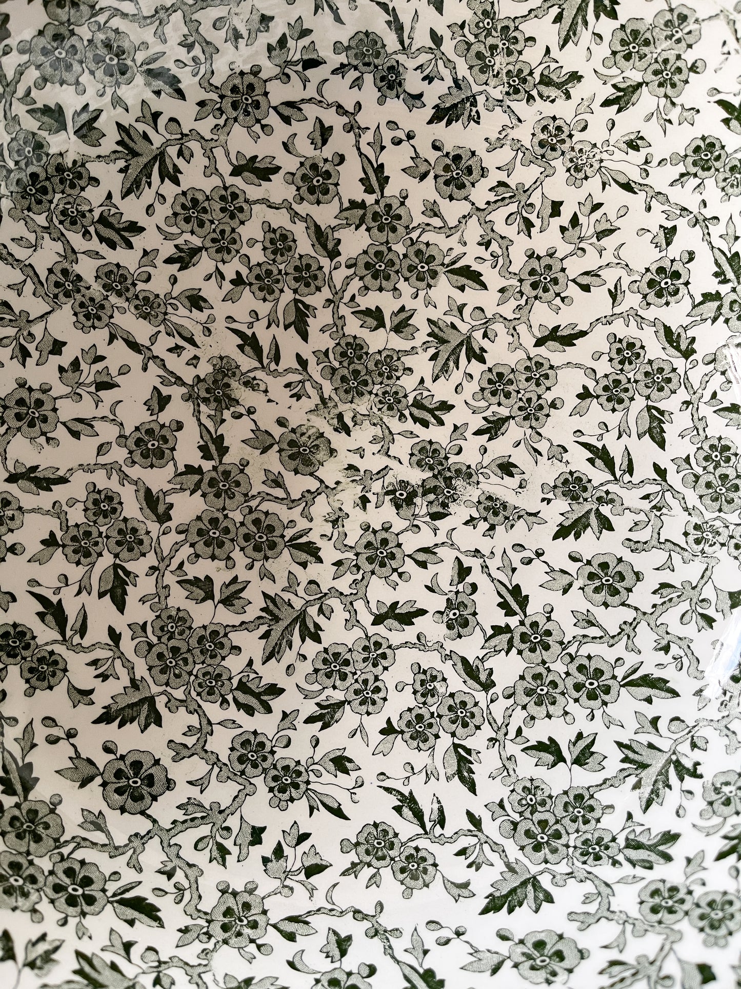 Rare Burleigh Arden Green Large Basin Bowl