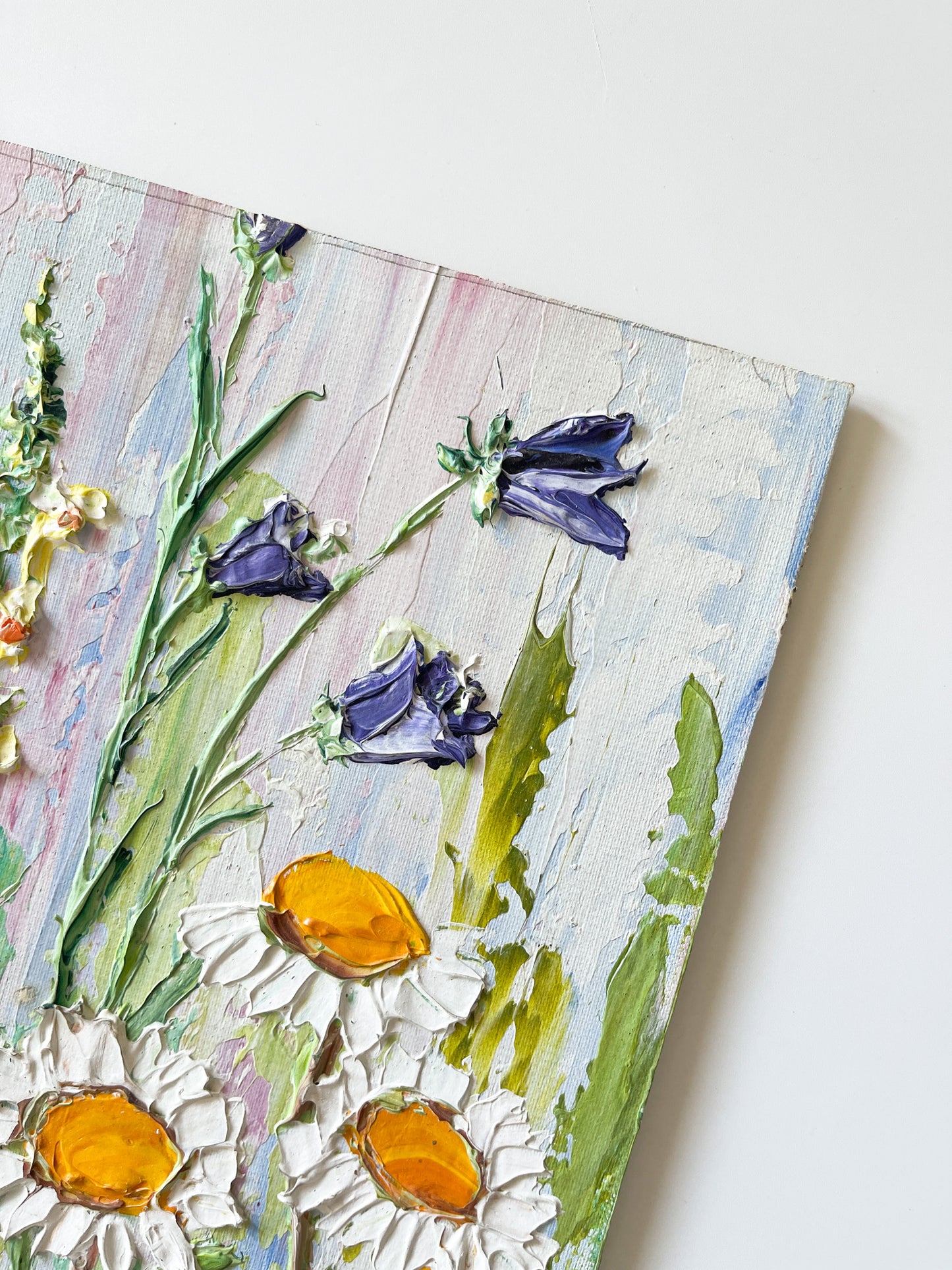 Vintage Impasto Floral Painting W. Smirnoff