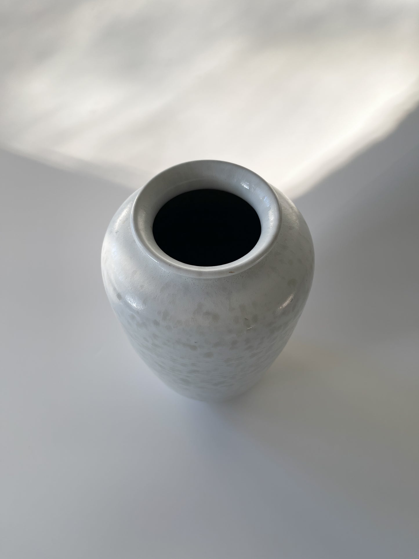 Midcentury Flecked Satin Glaze German Studio Pottery Vase