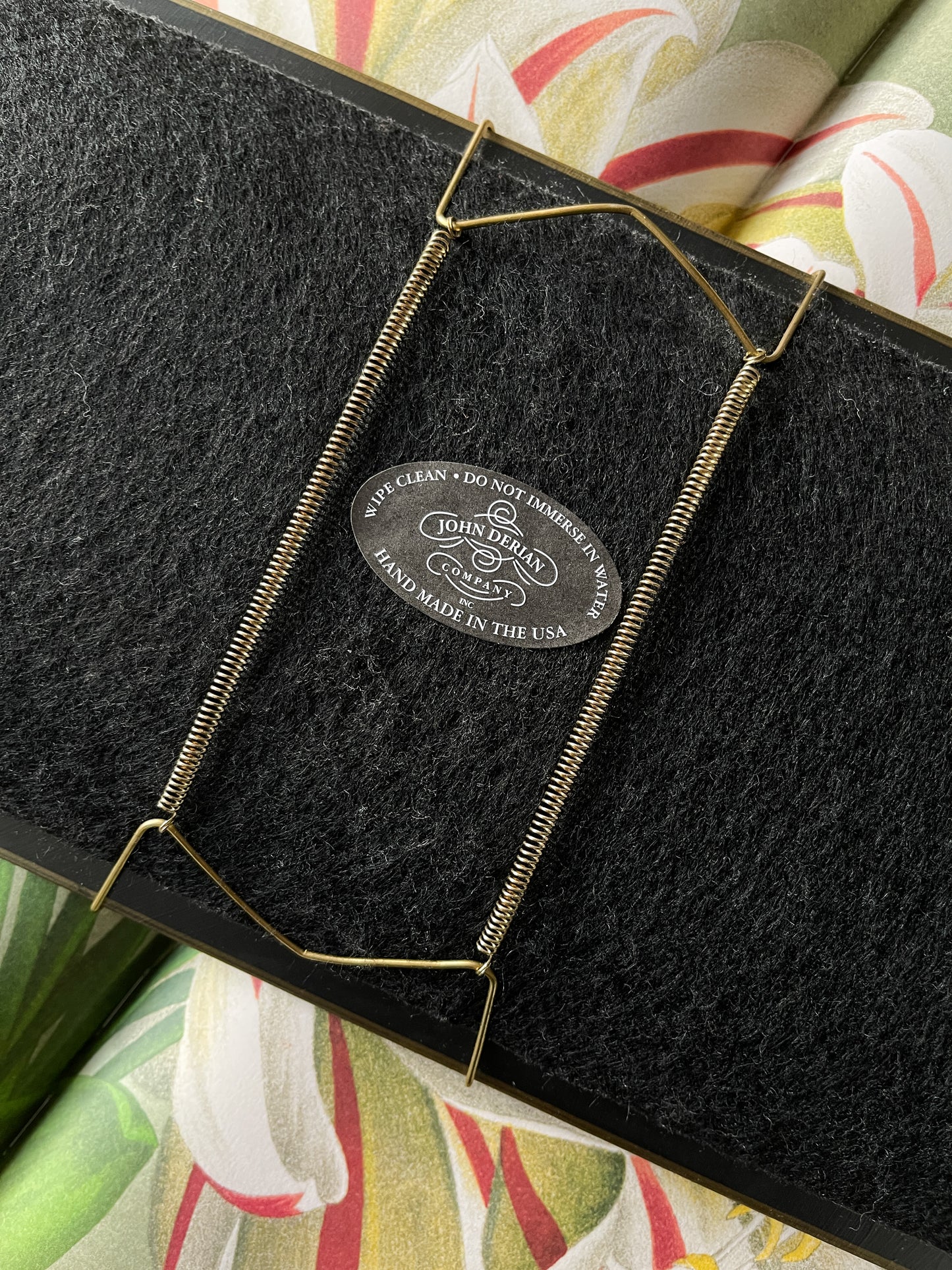 John Derian Decoupage Glass Alphabet Tray