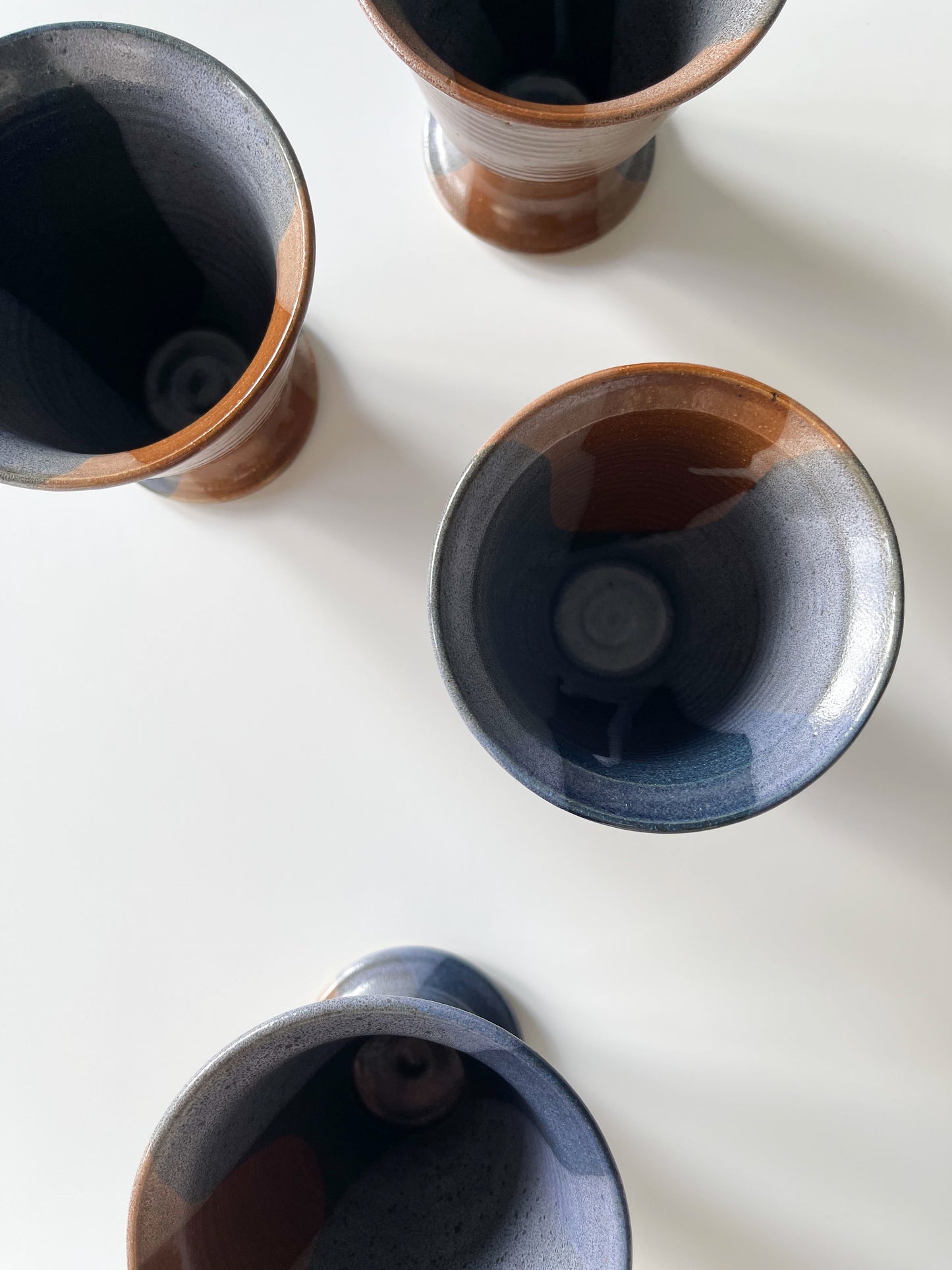 Vintage Leishman Pottery Stoneware Tumblers