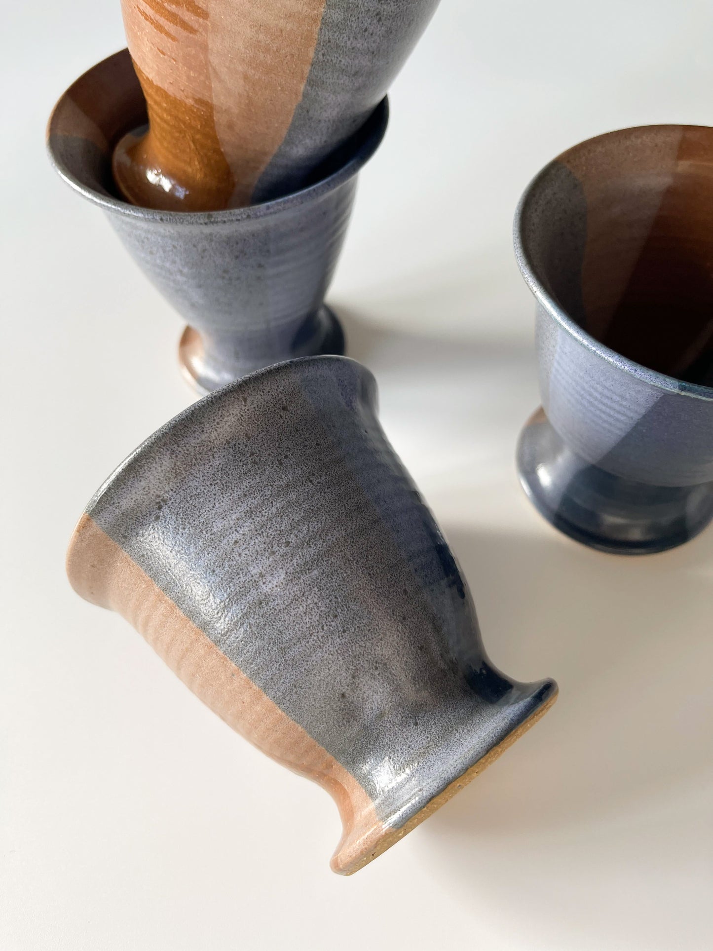 Vintage Leishman Pottery Stoneware Tumblers