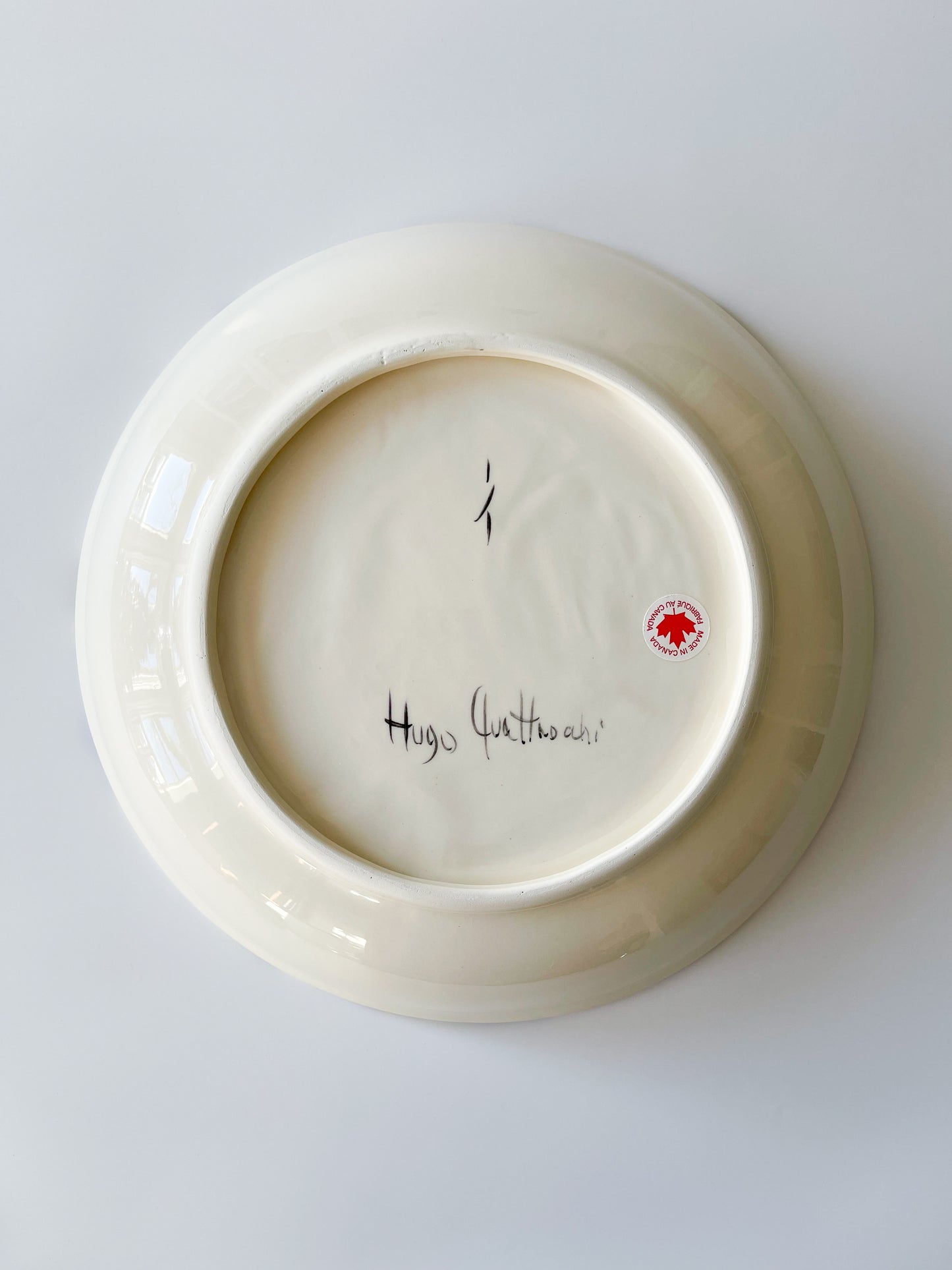 Vintage Hugo Quattrocchi Hand Painted Serving Bowl