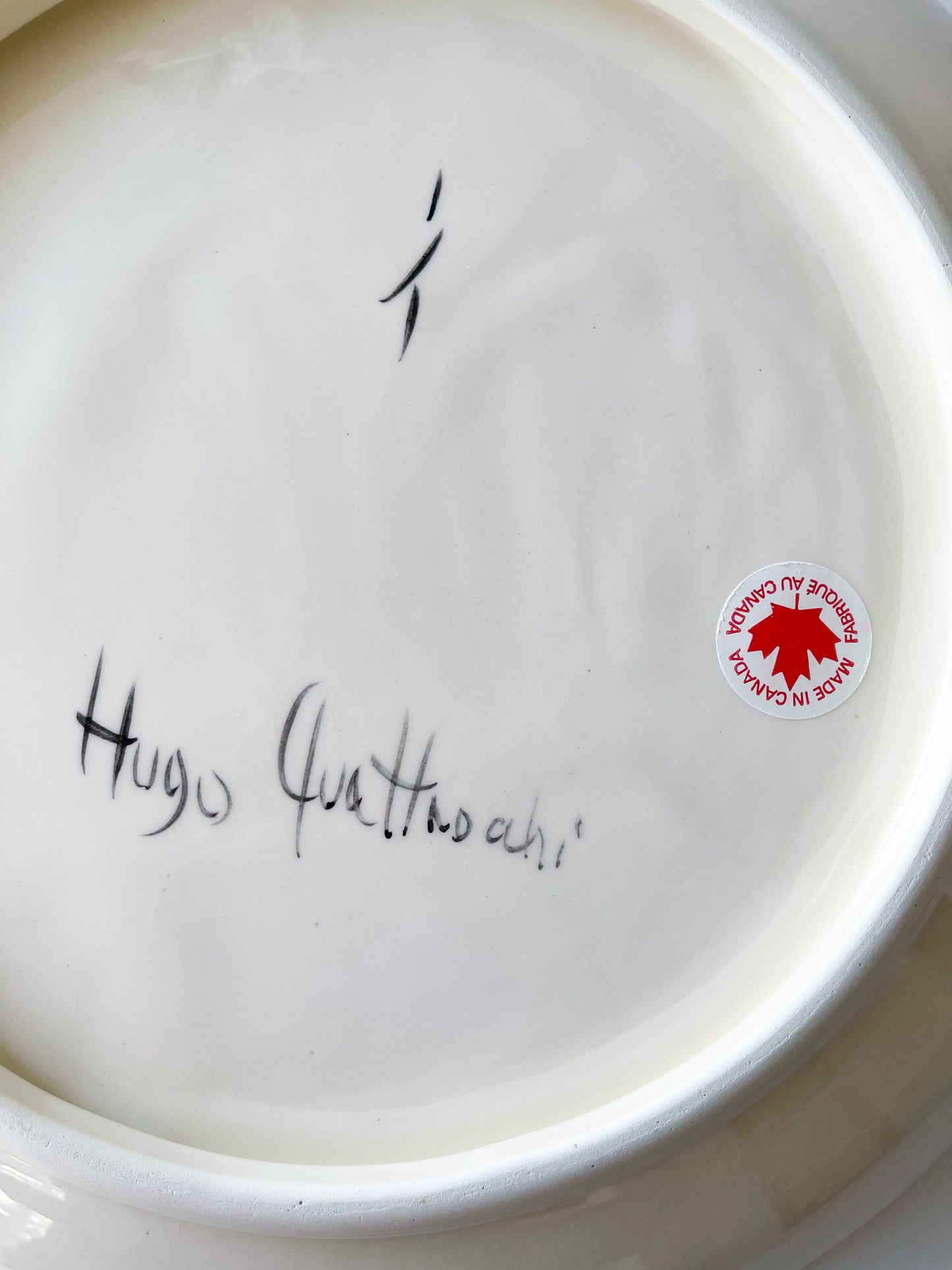 Vintage Hugo Quattrocchi Hand Painted Serving Bowl