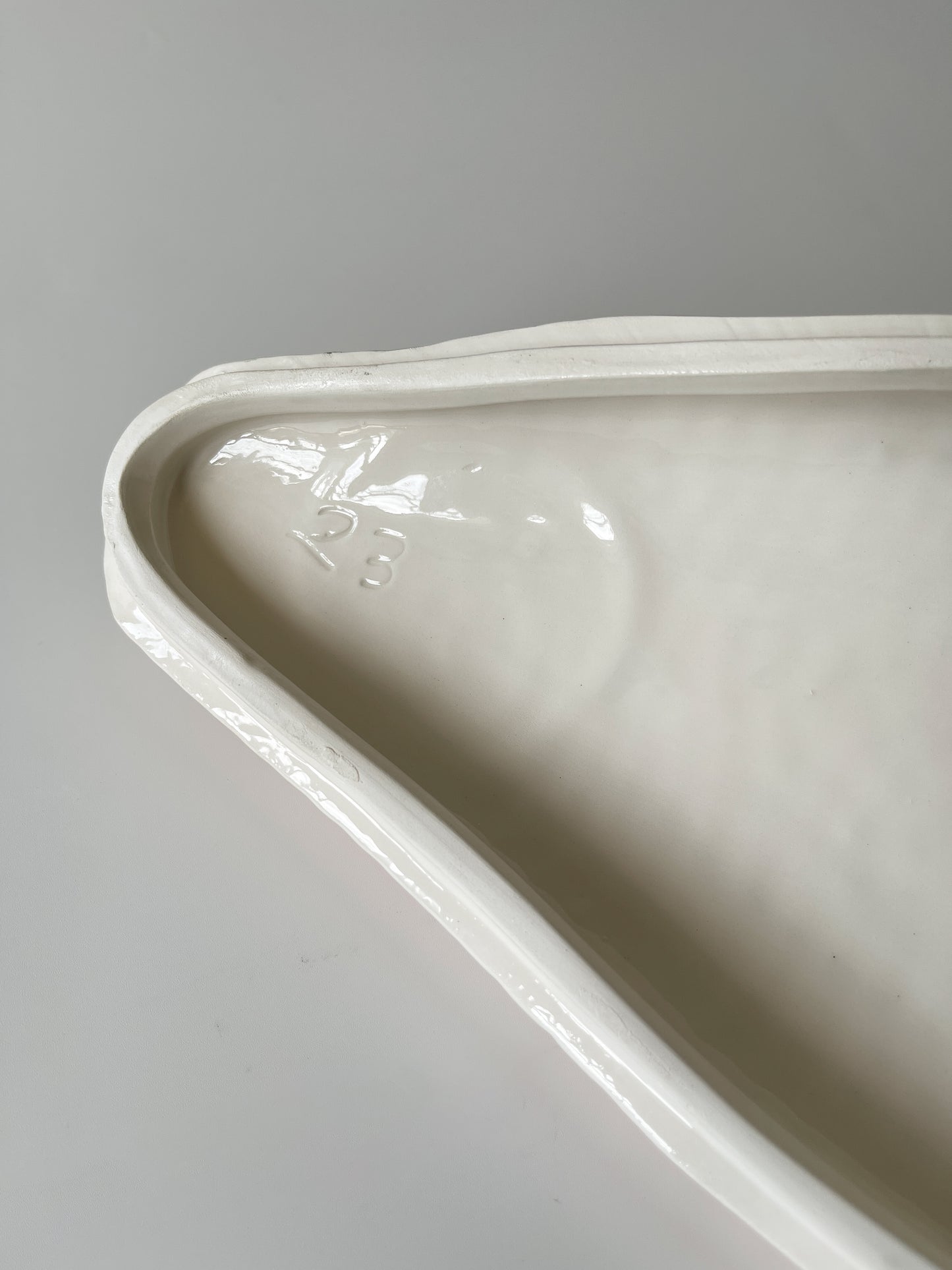 Vintage Italian Hand-Painted Ceramic Lidded Fish Platter