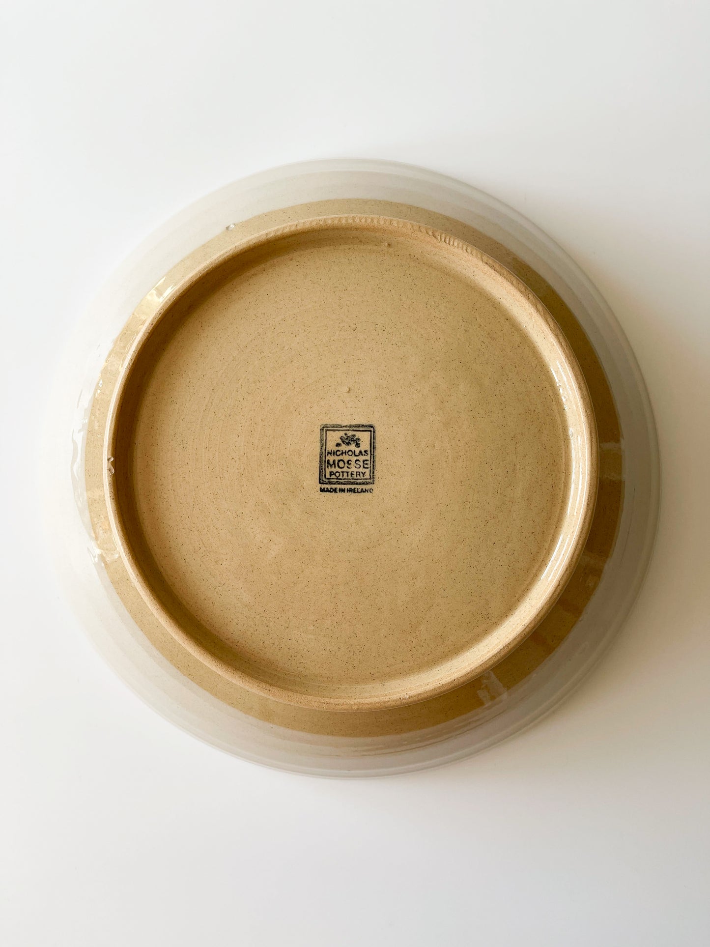 Vintage Nicholas Mosse Spongeware Serving Bowl