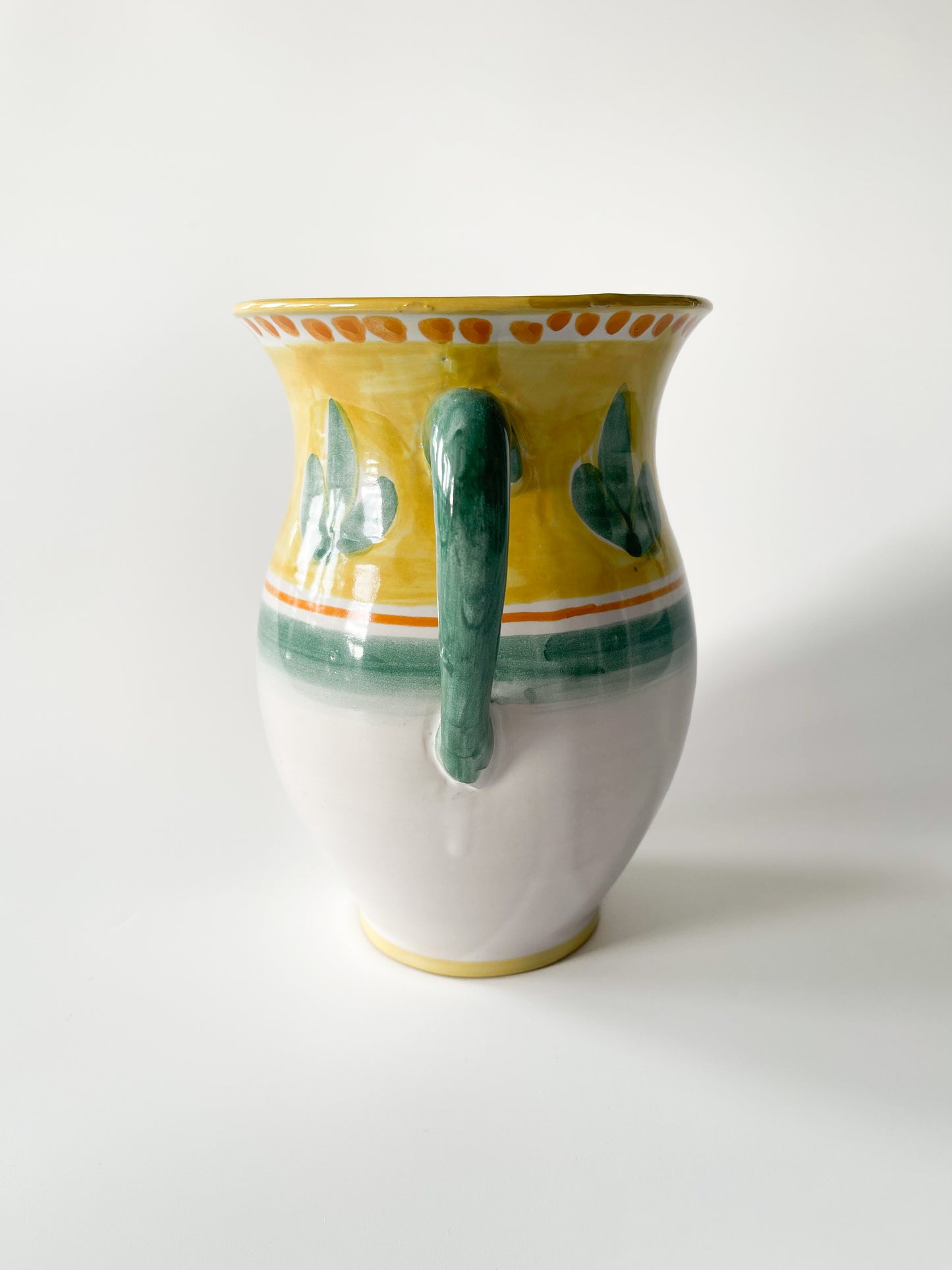 Vintage Vietri Solimene Italian Ceramic Bird Pitcher