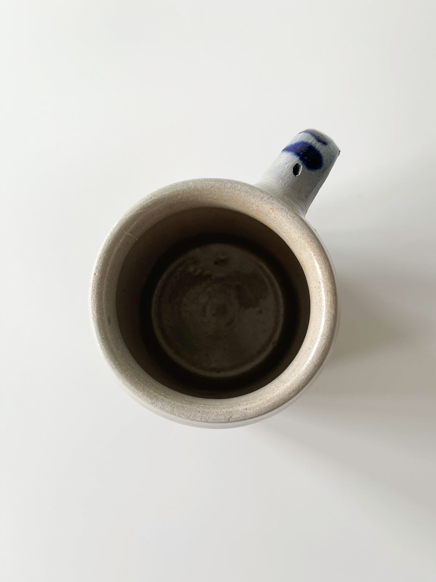 Vintage German Salt Glazed Stoneware Beer Stein 0.5L