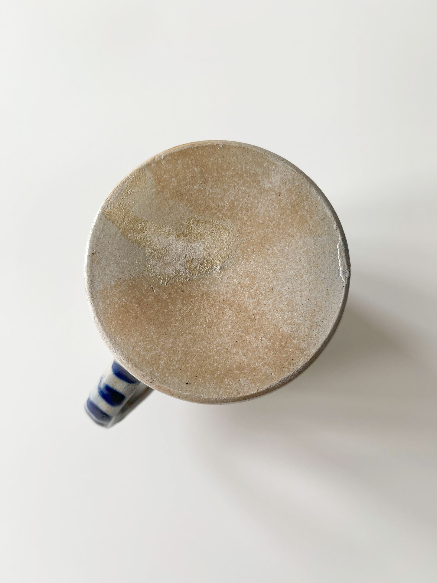 Vintage German Salt Glazed Stoneware Beer Stein 0.5L