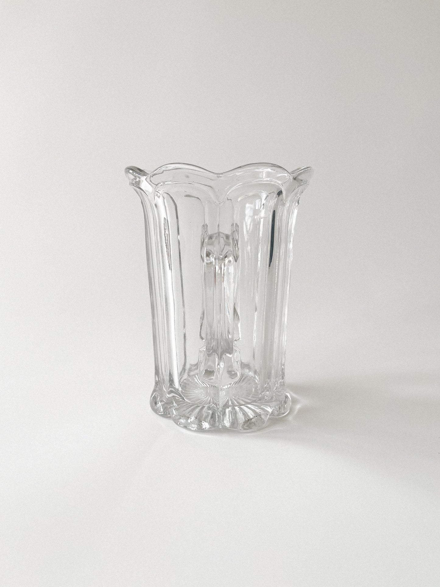 Antique EAPG O'Hara Glass Loop Celery Vase