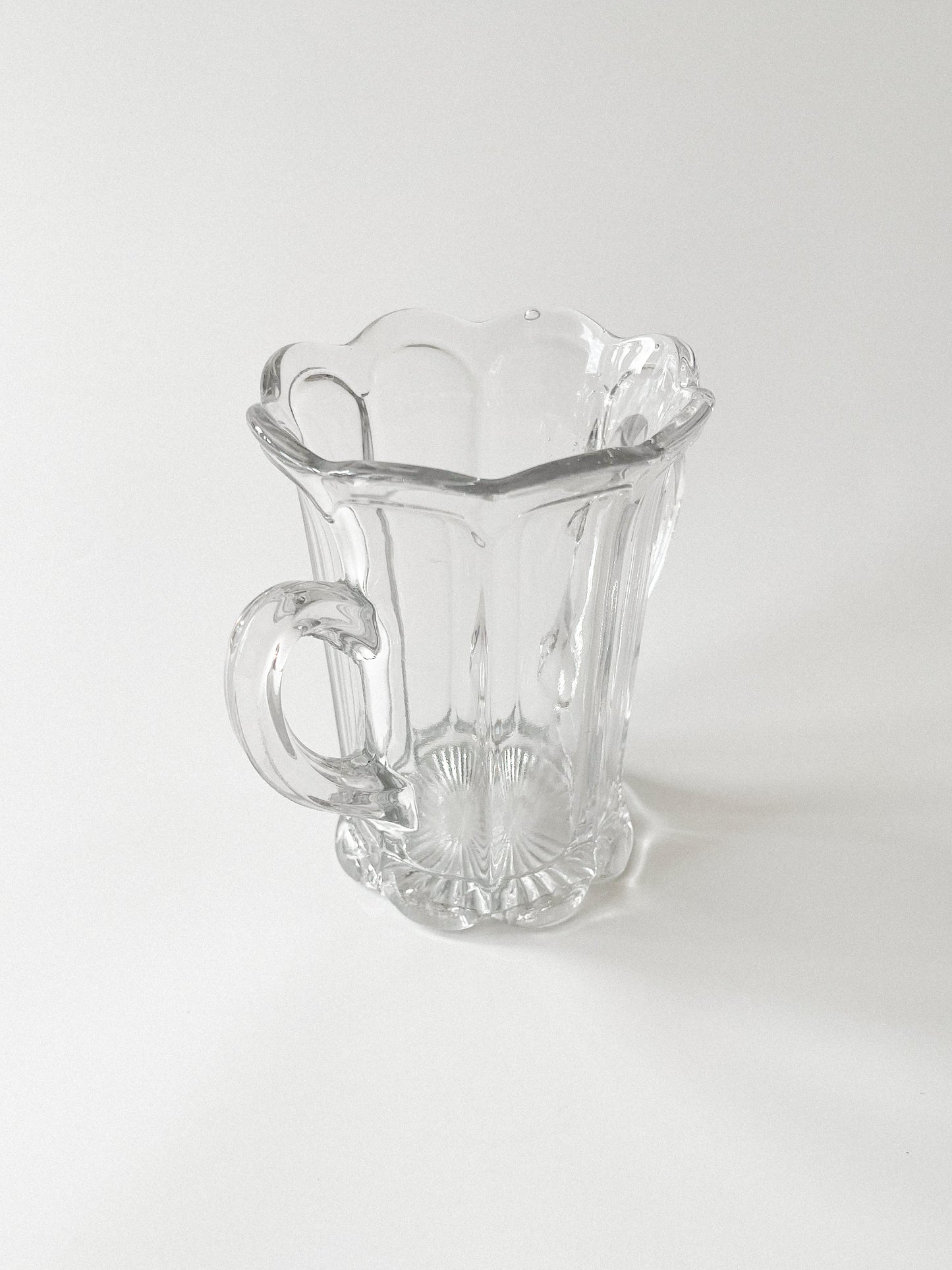 Antique EAPG O'Hara Glass Loop Celery Vase