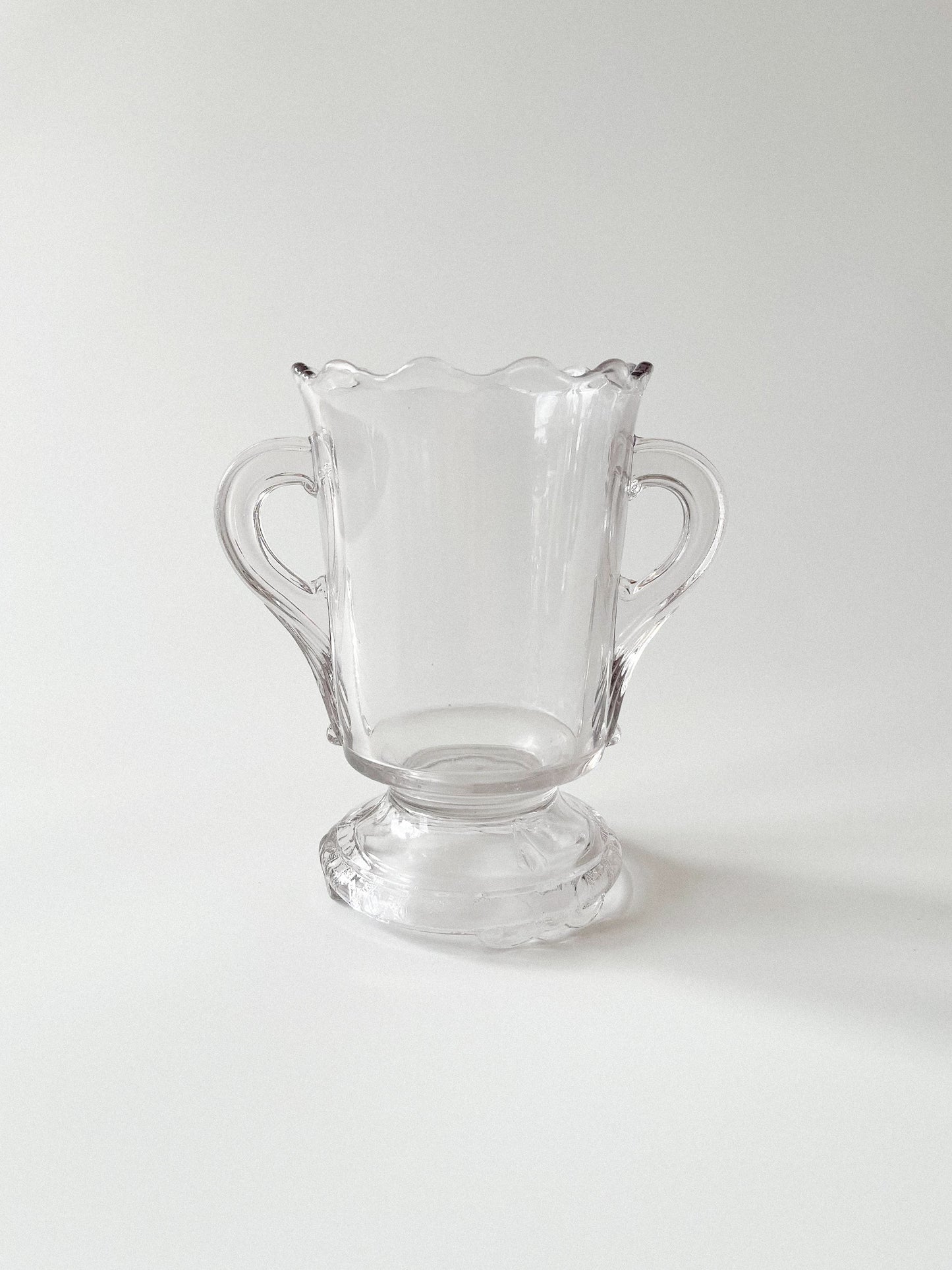 Antique EAPG Footed Celery Vase Spooner
