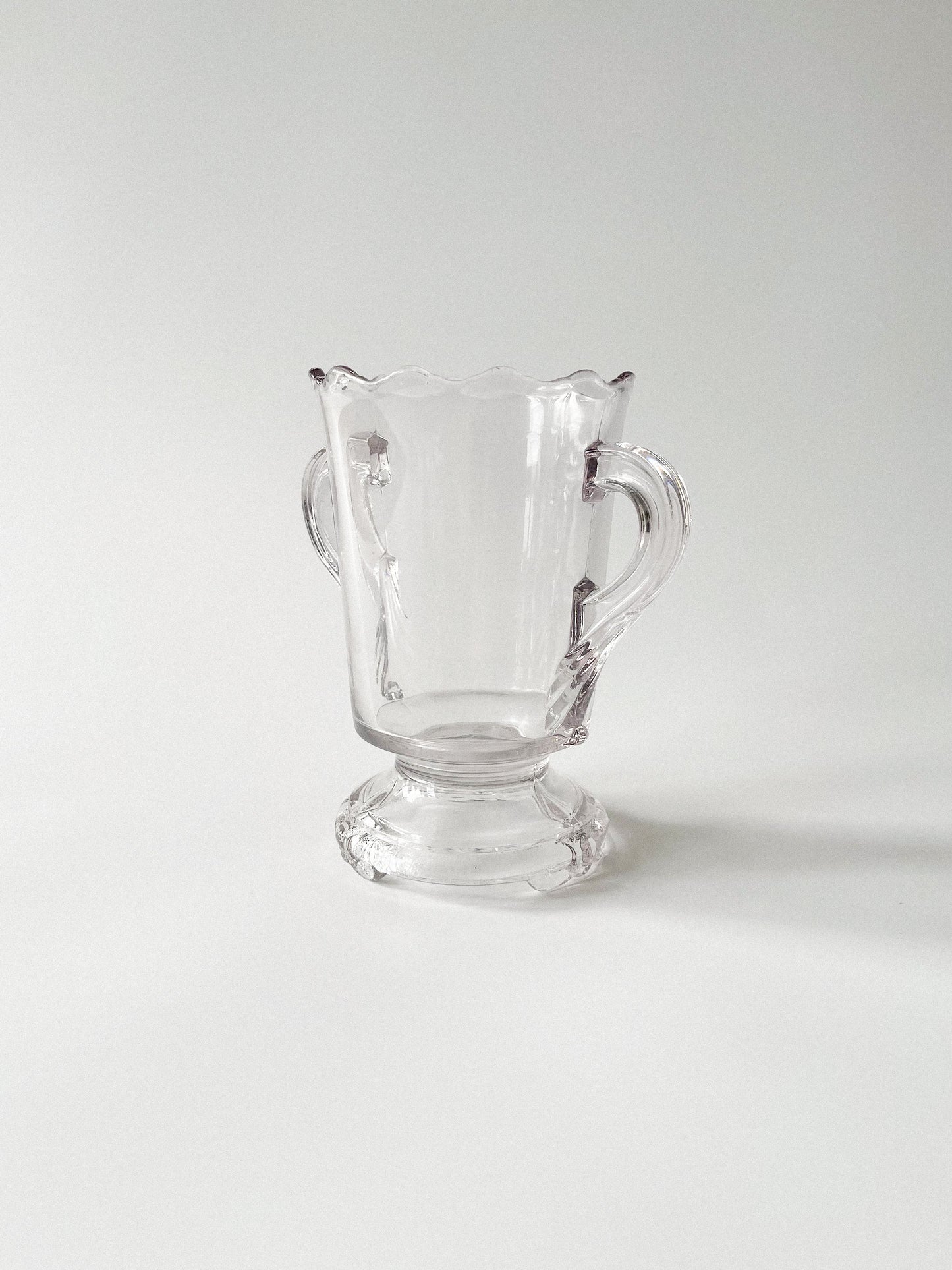 Antique EAPG Footed Celery Vase Spooner