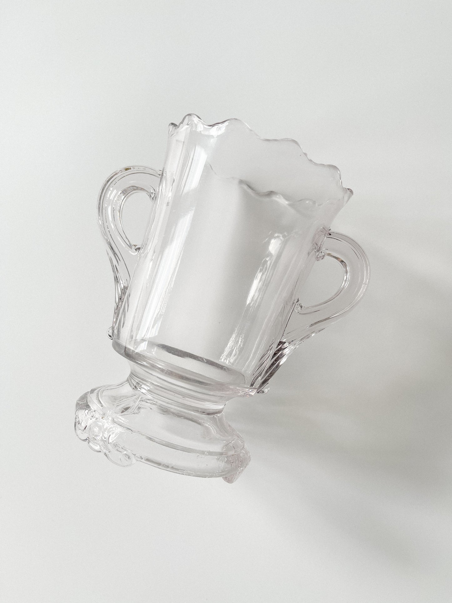 Antique EAPG Footed Celery Vase Spooner