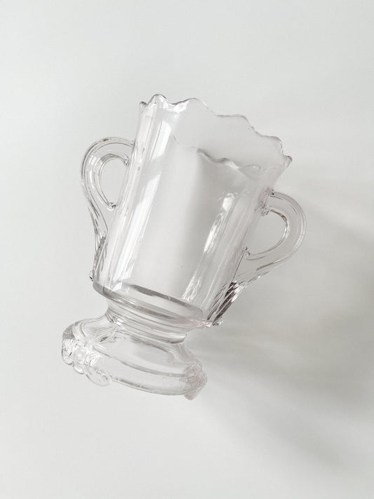 Antique EAPG Footed Celery Vase Spooner