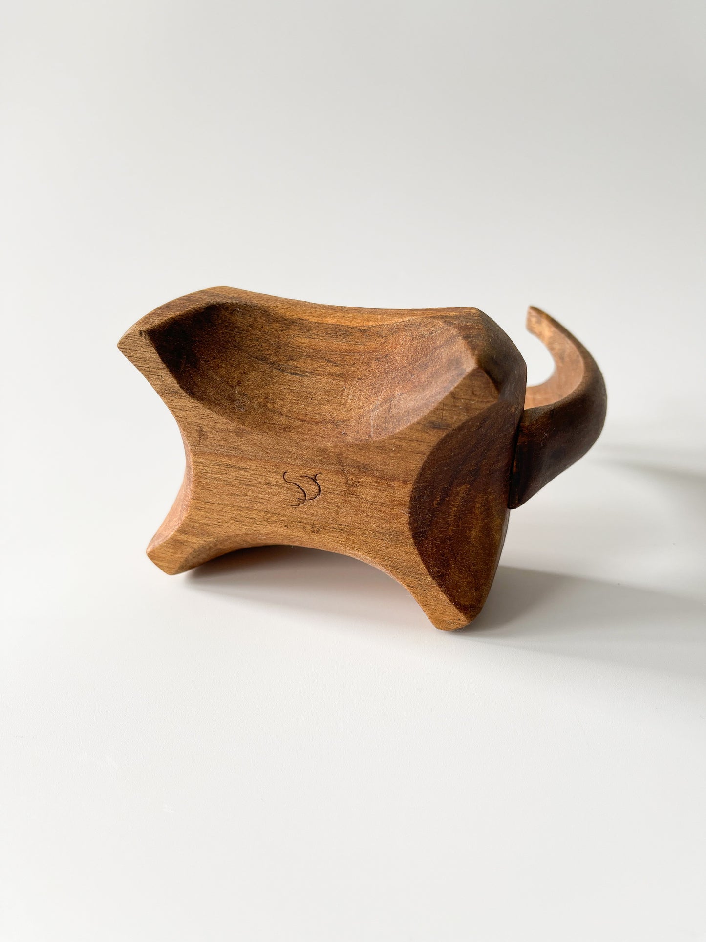 Vintage Hand Carved Wooden Wall Hook