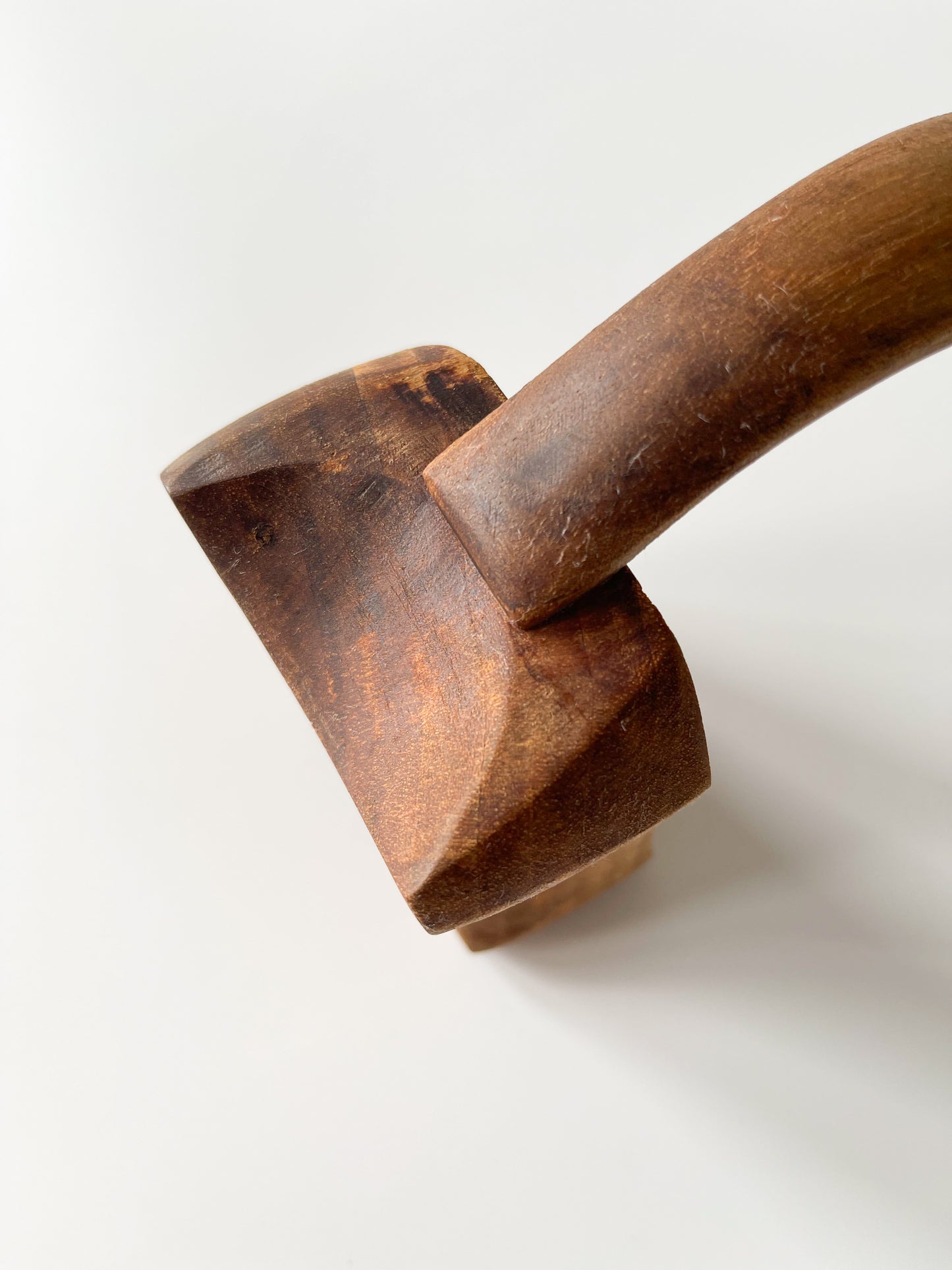 Vintage Hand Carved Wooden Wall Hook